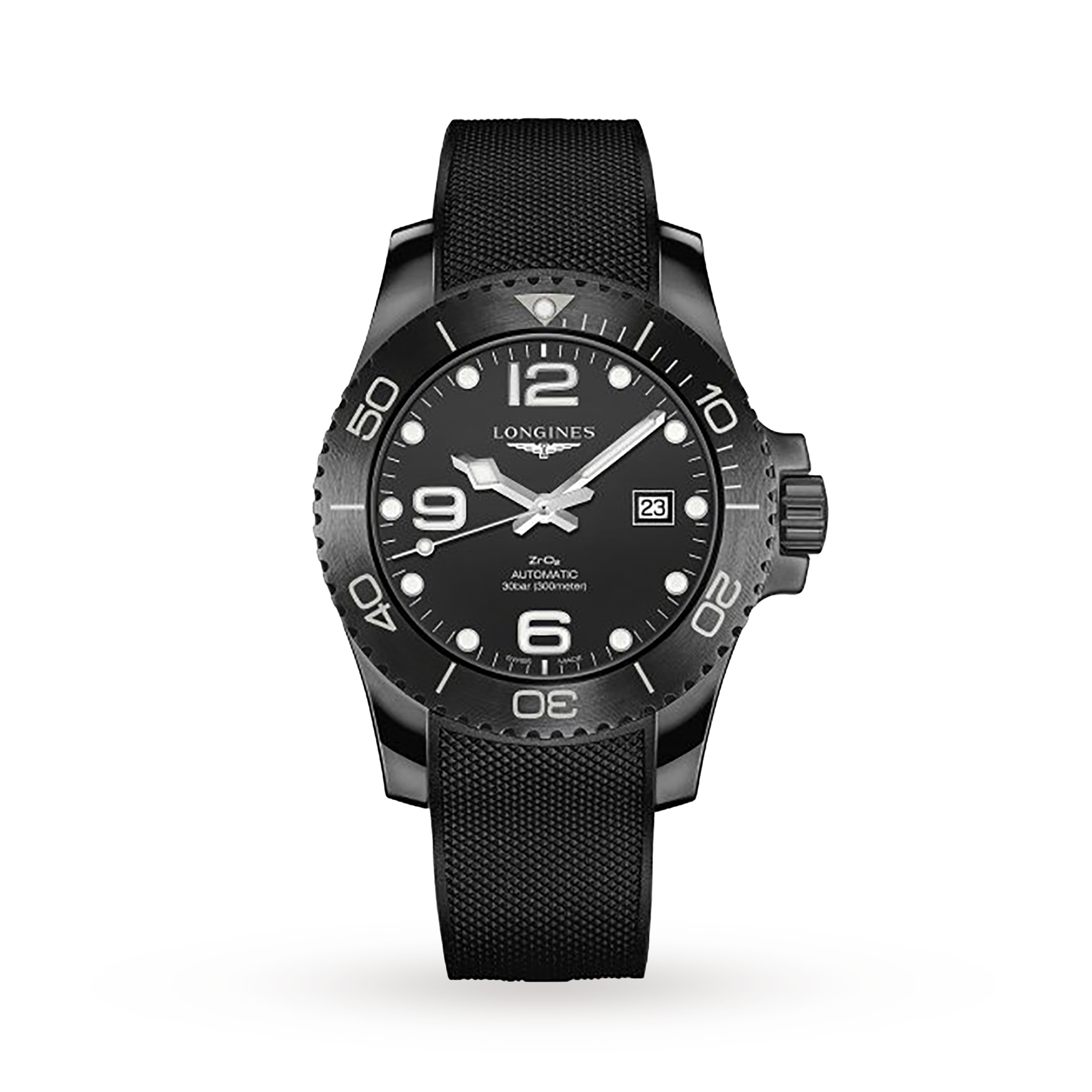 MiroTime Swiss Longines All-black HydroConquest 43mm Mens Watch L37844569