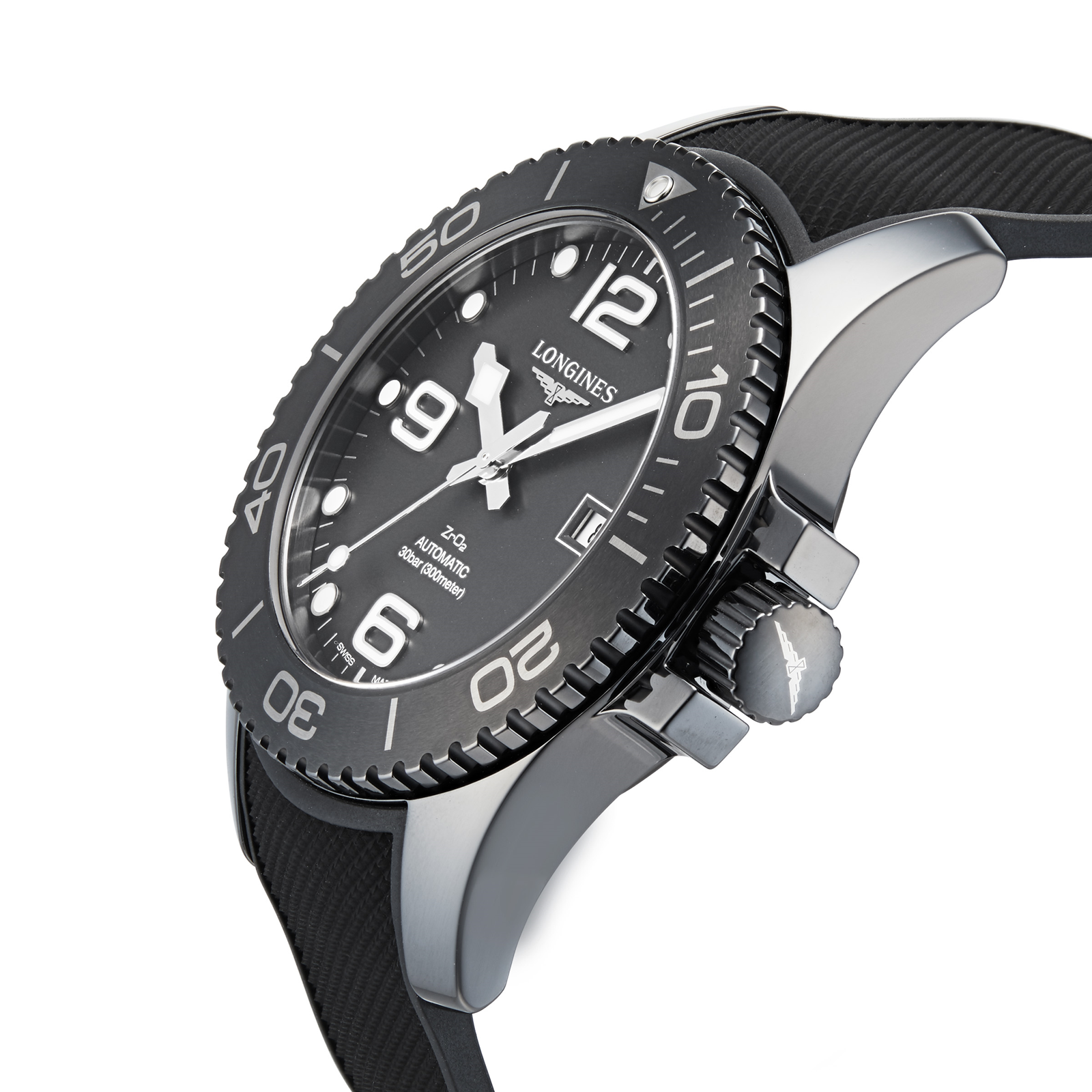 MiroTime Swiss Longines All-black HydroConquest 43mm Mens Watch L37844569