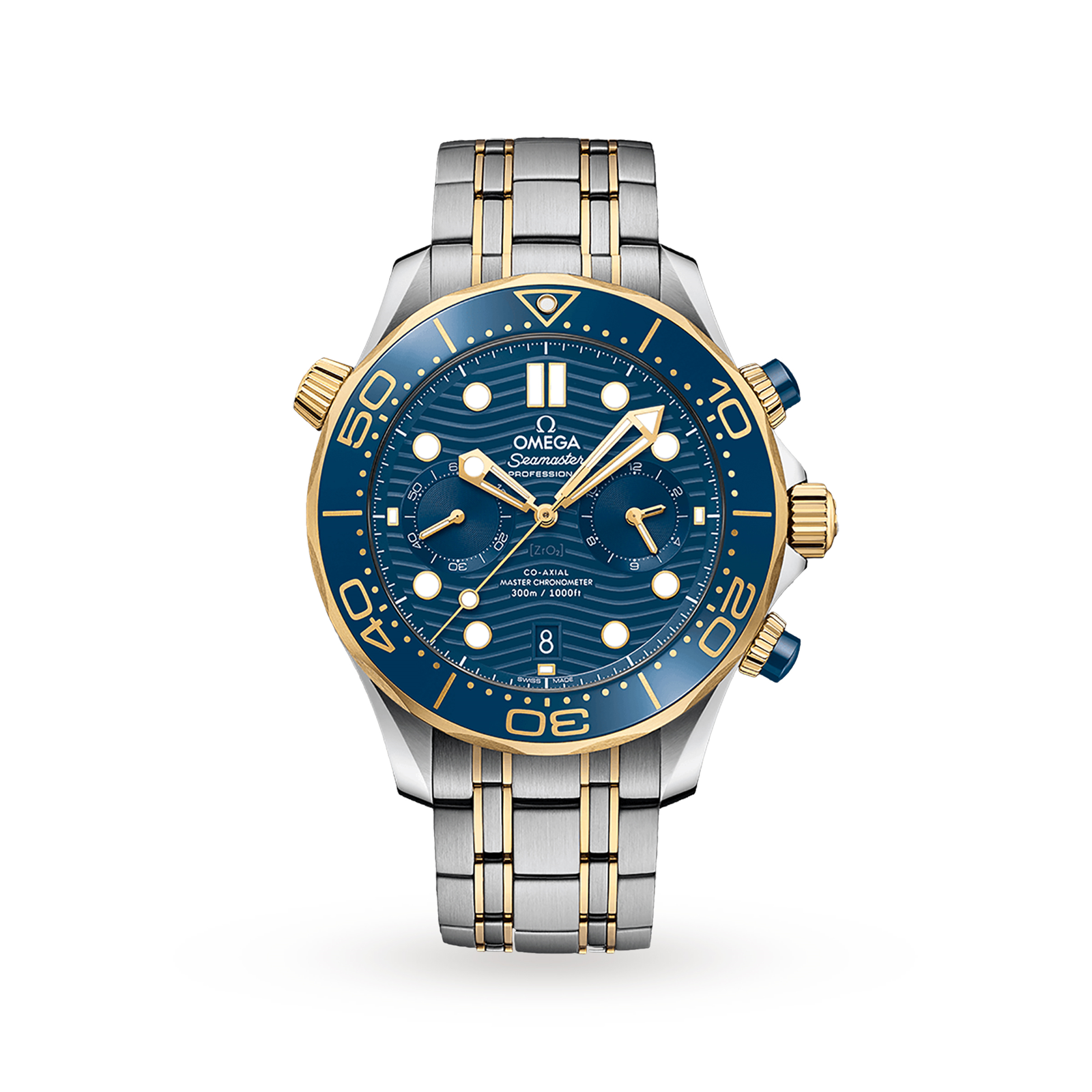 MiroTime Swiss Omega Seamaster 300m 44mm Mens Watch O21020445103001