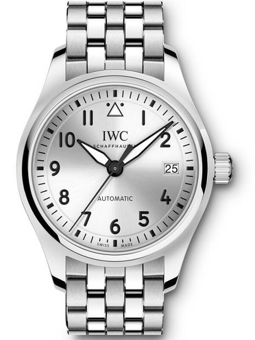 MiroTime AAA Replica IWC Pilot Automatic Silver Dial Stainless Steel Watch IW324006