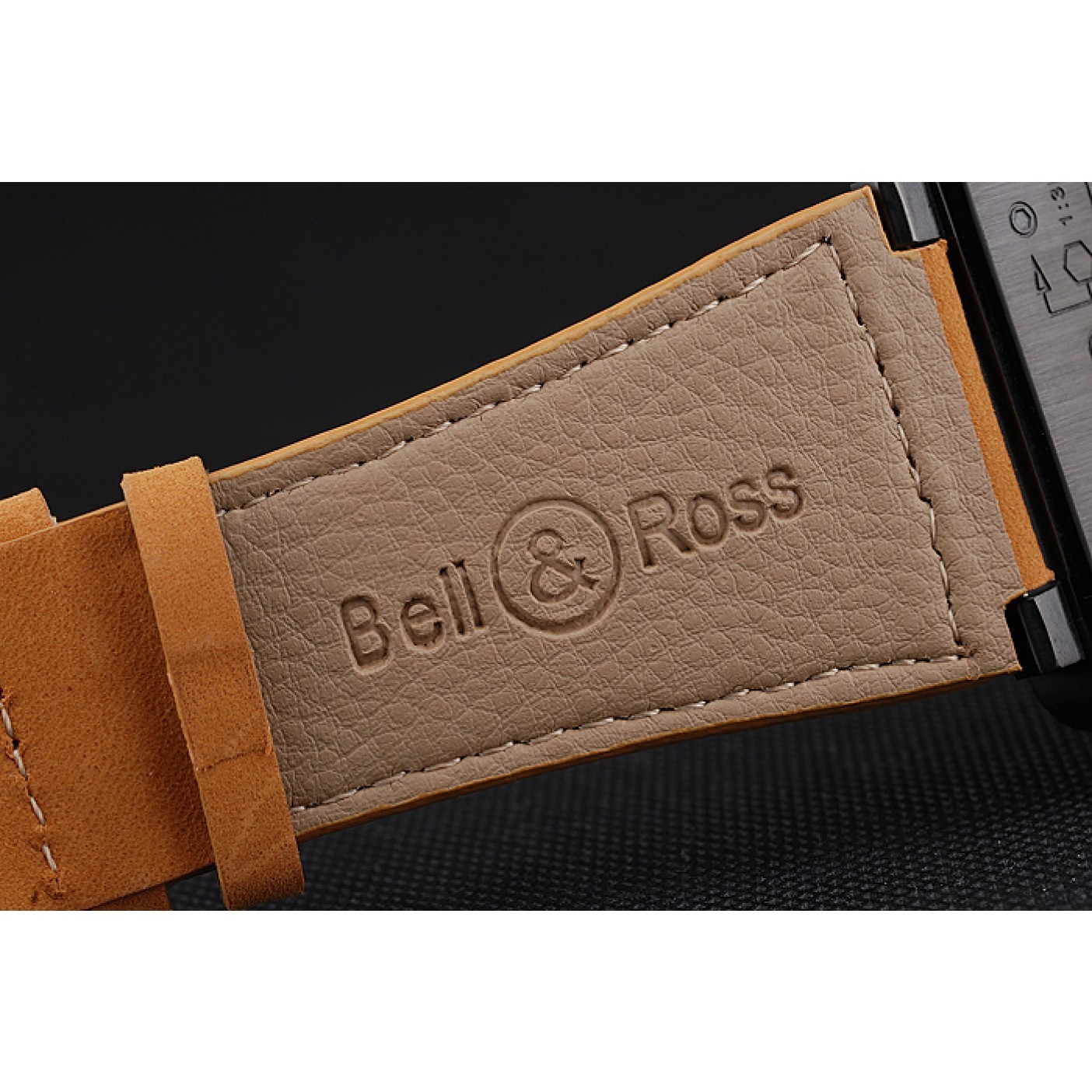 MiroTime Bell and Ross BR 01-92 Black Dial Black Case Brown Leather Strap