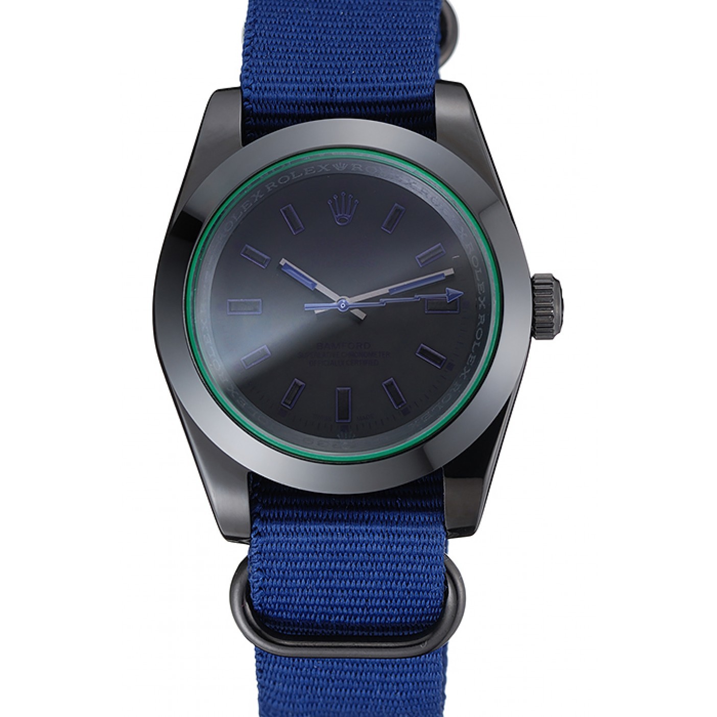 MiroTime Rolex Milgauss Bamford Blue Nylon Strap 622005