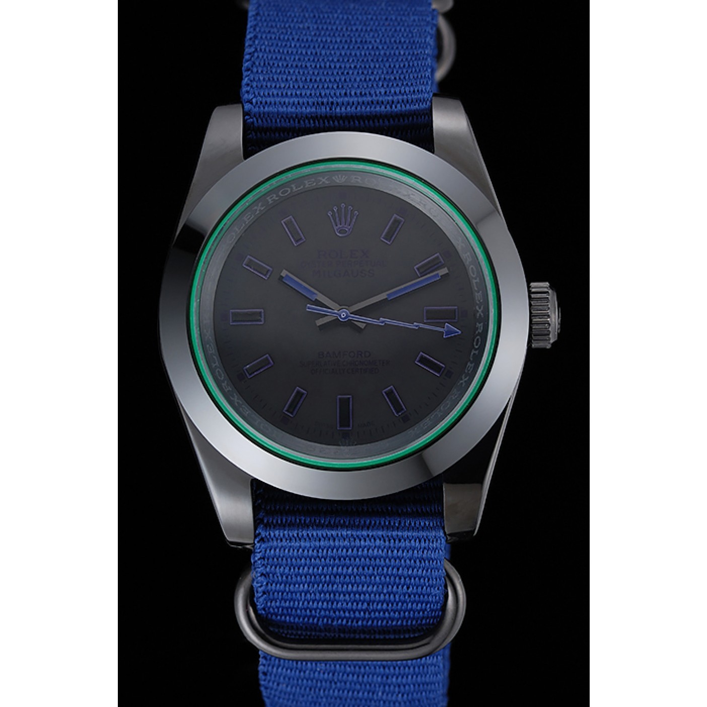 MiroTime Rolex Milgauss Bamford Blue Nylon Strap 622005