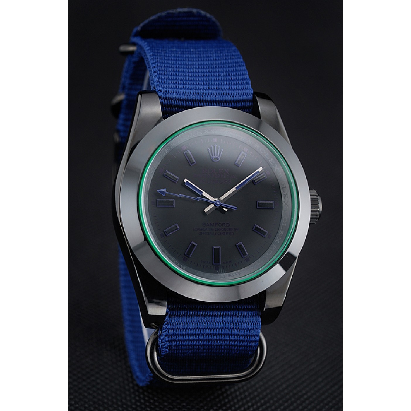 MiroTime Rolex Milgauss Bamford Blue Nylon Strap 622005