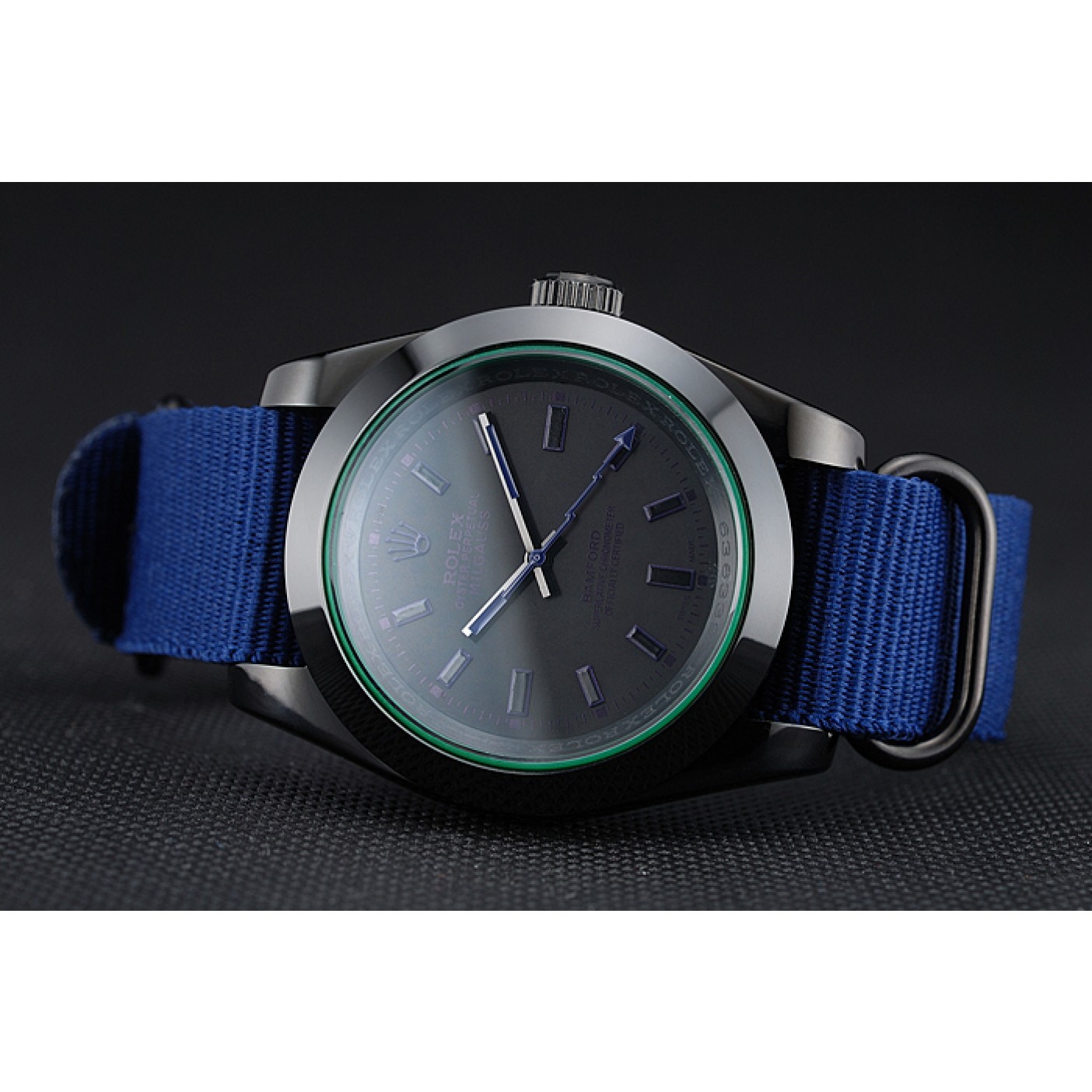 MiroTime Rolex Milgauss Bamford Blue Nylon Strap 622005