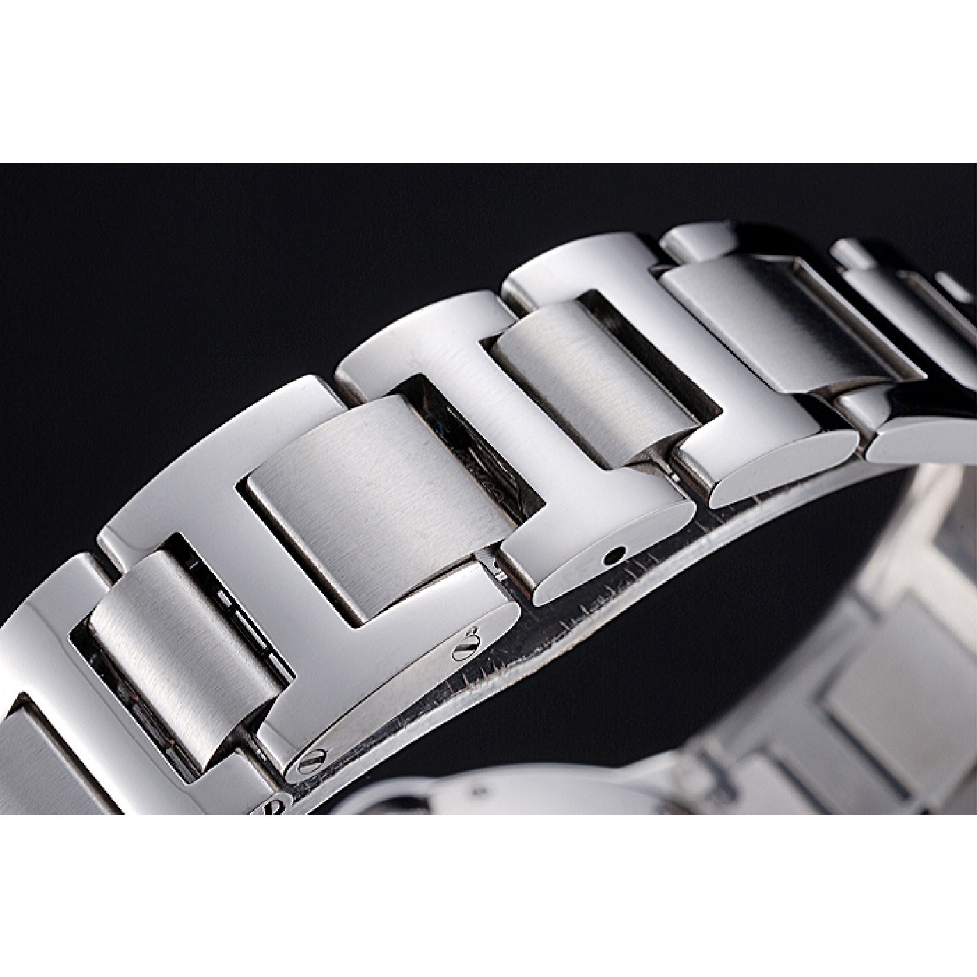 MiroTime Swiss Cartier Ballon Bleu Silver Dial Diamond Case Stainless Steel Bracelet