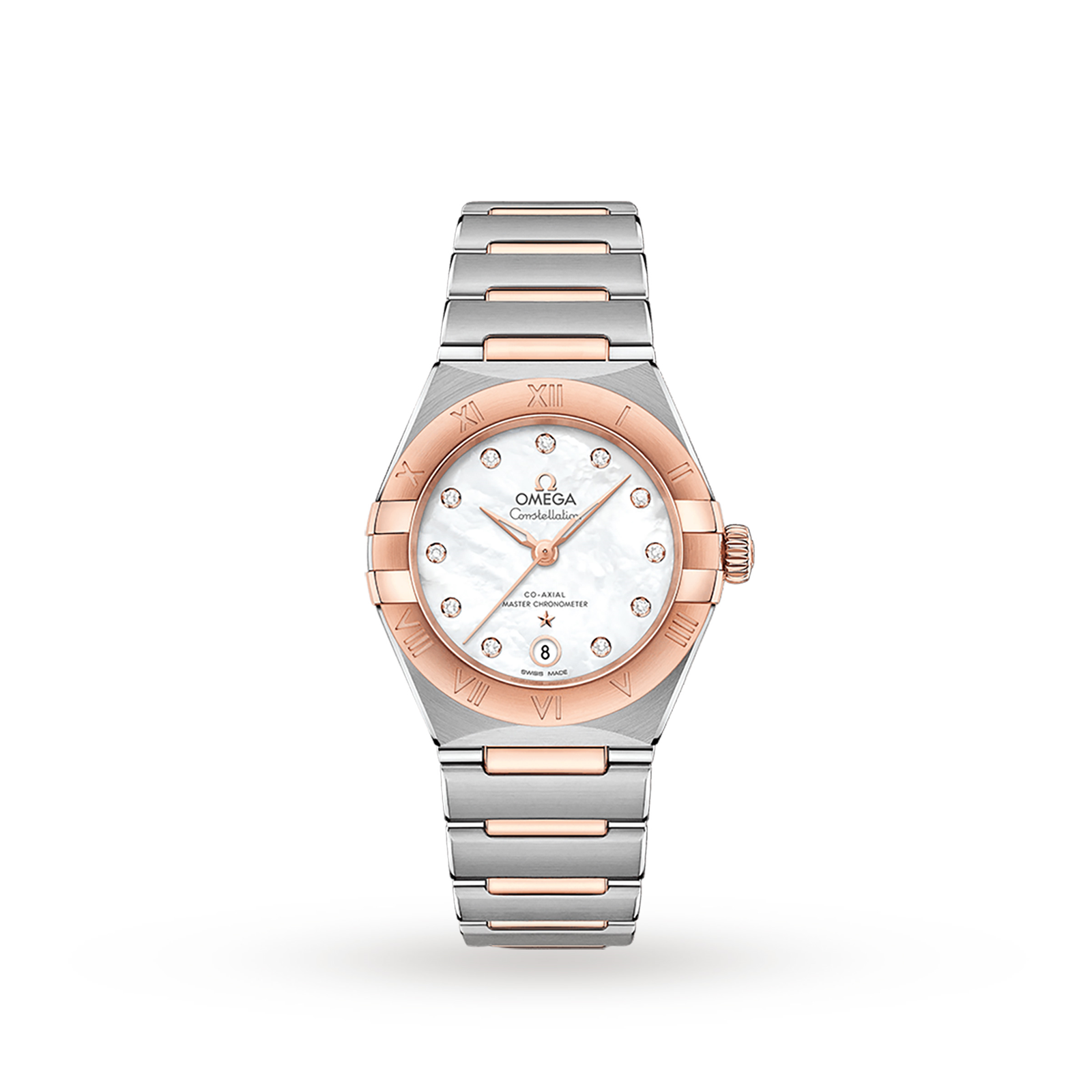MiroTime Swiss Omega Constellation Manhattan Co-Axial 29mm Ladies Watch O13120292055001