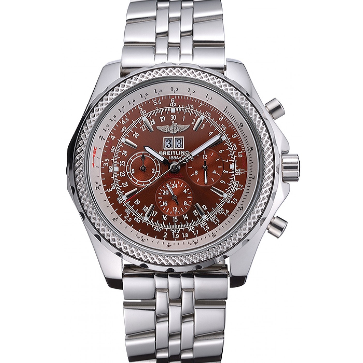 MiroTime Breitling Bentley 6.75 Speed Bronze Dial Stainless Steel Case And Bracelet 622213