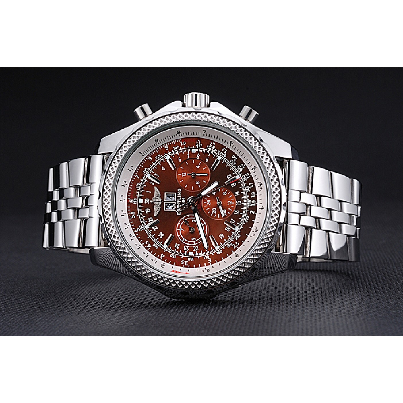 MiroTime Breitling Bentley 6.75 Speed Bronze Dial Stainless Steel Case And Bracelet 622213