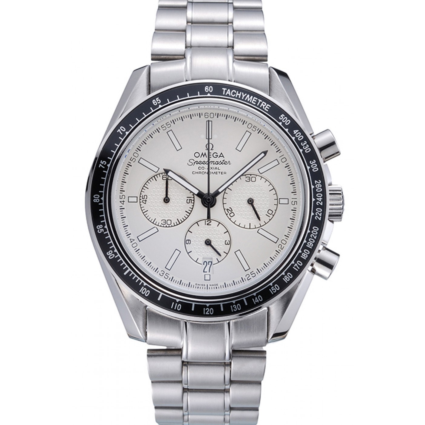 MiroTime Omega Speedmaster White Dial Stainless Steel Strap 622049