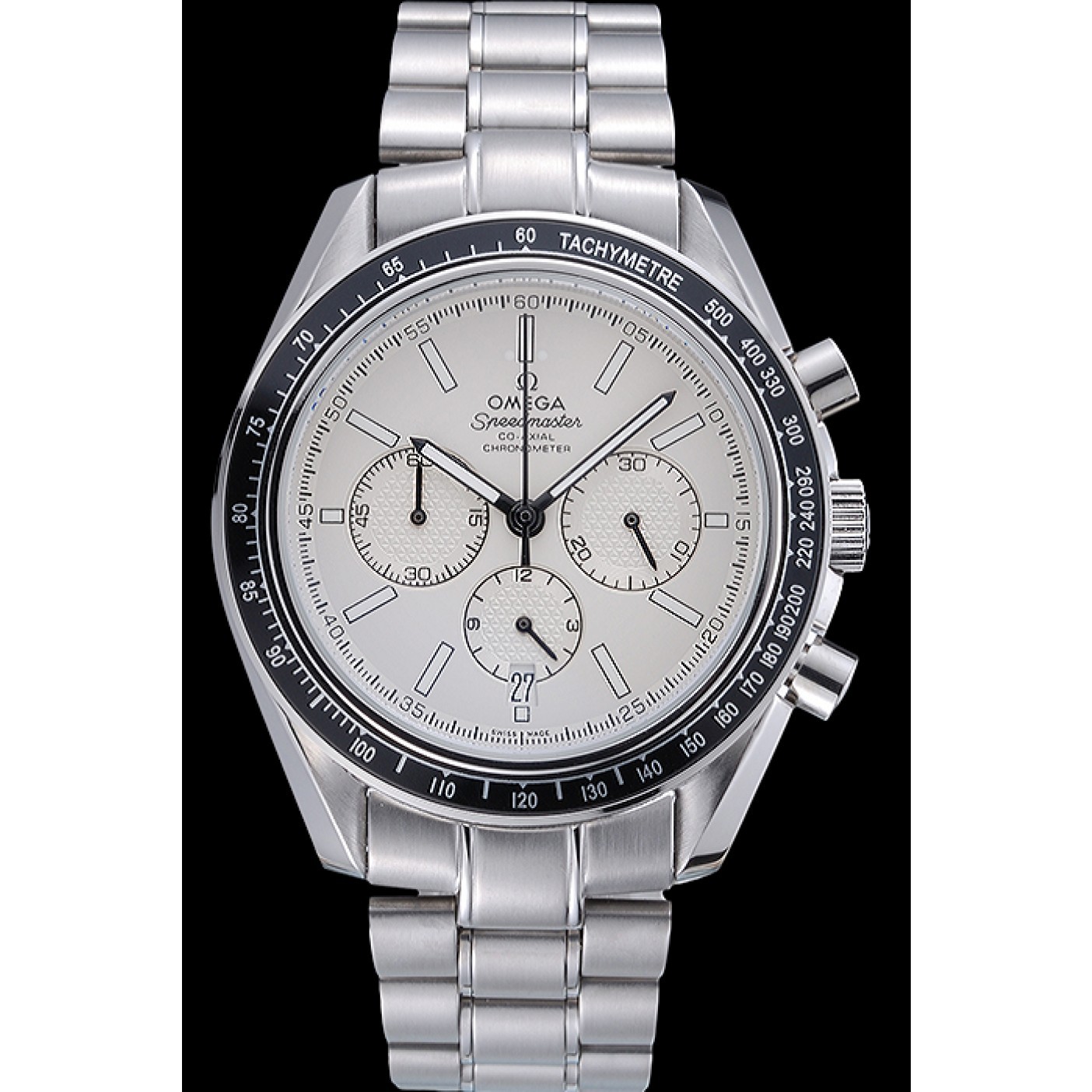 MiroTime Omega Speedmaster White Dial Stainless Steel Strap 622049