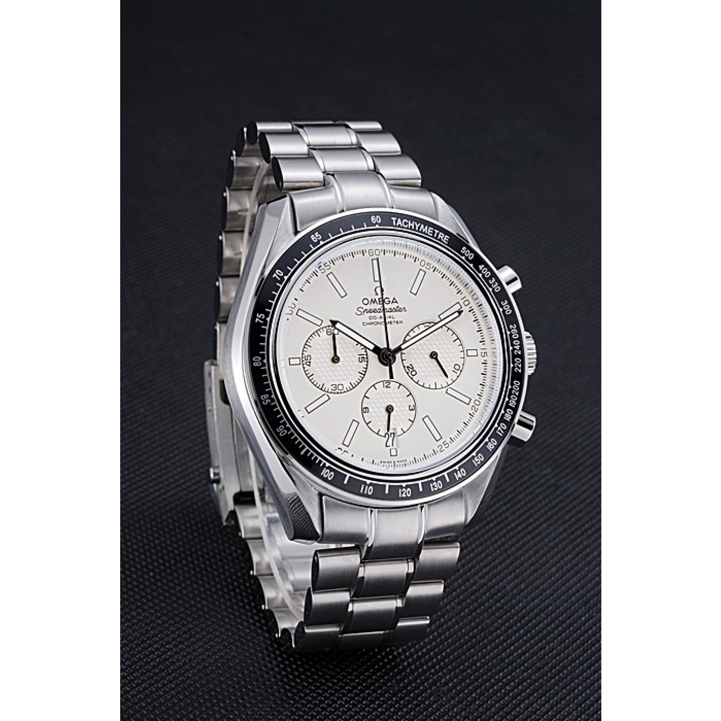 MiroTime Omega Speedmaster White Dial Stainless Steel Strap 622049
