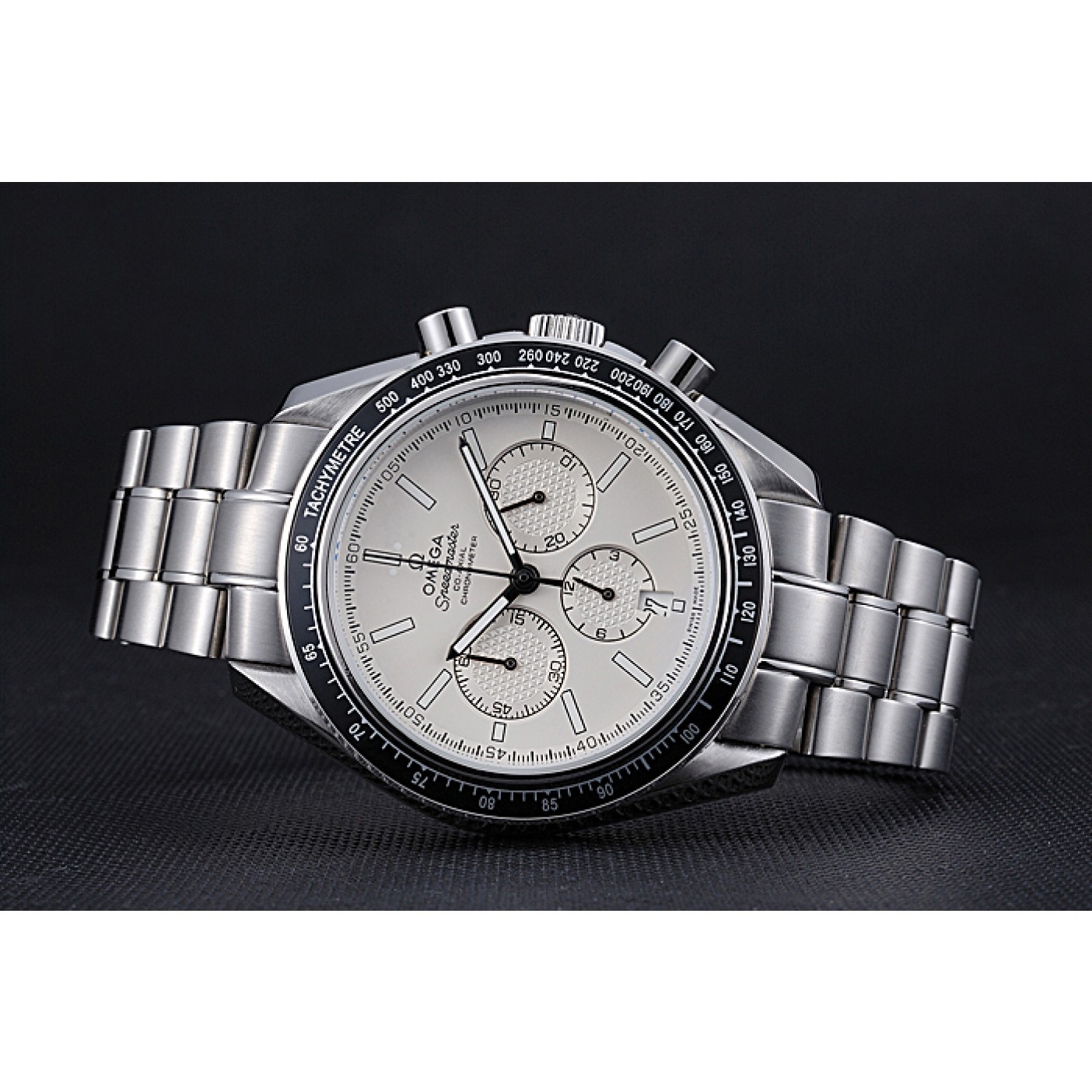 MiroTime Omega Speedmaster White Dial Stainless Steel Strap 622049