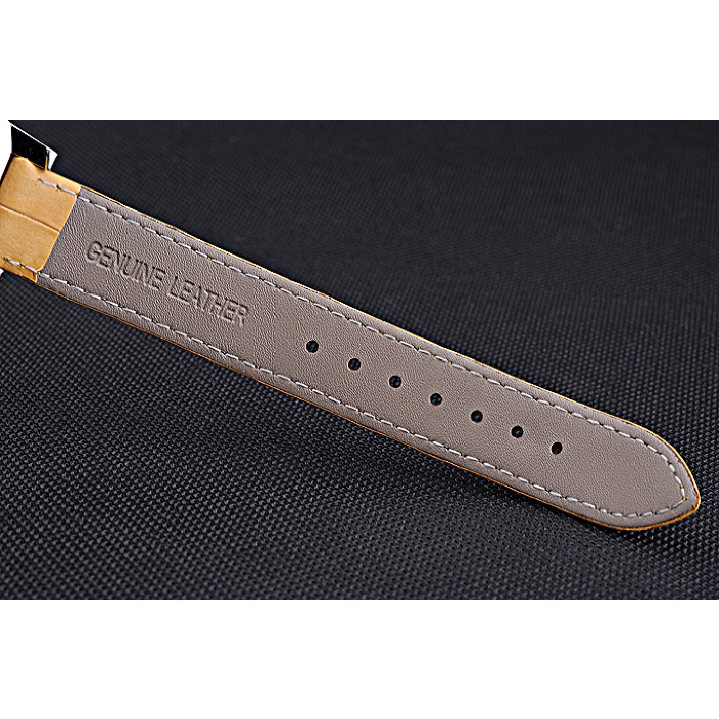 MiroTime Jaeger LeCoultre Rendez-Vous White Dial Yellow Leather Strap 622088