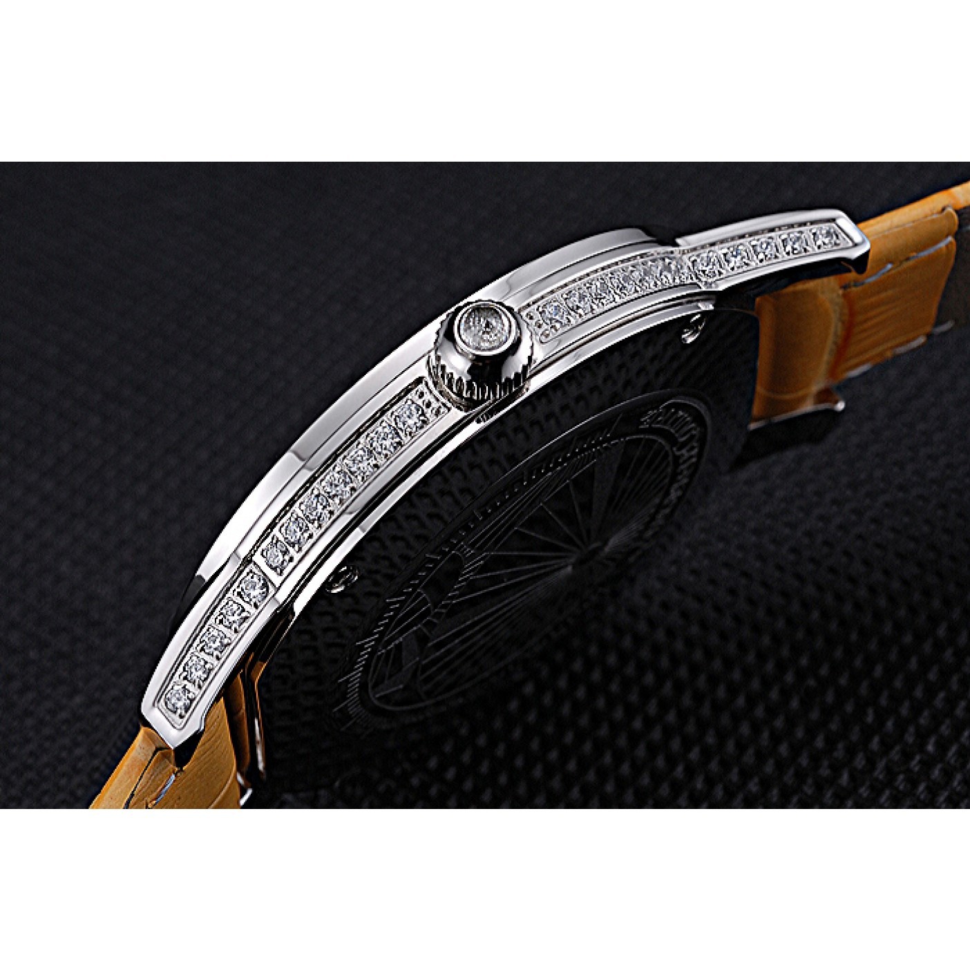 MiroTime Jaeger LeCoultre Rendez-Vous White Dial Yellow Leather Strap 622088
