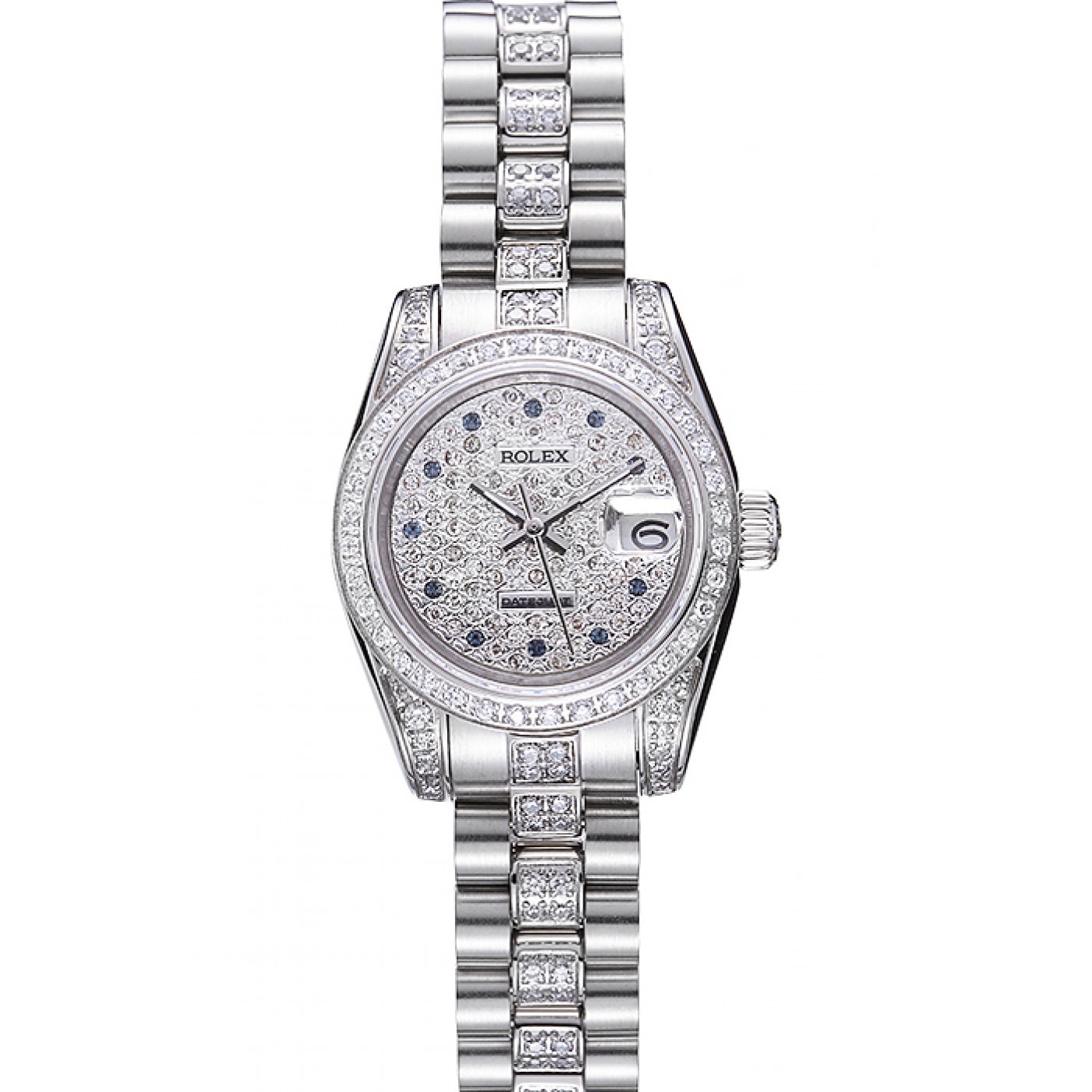 MiroTime Swiss Rolex DateJust Diamond Dial Stainless Steel 622021