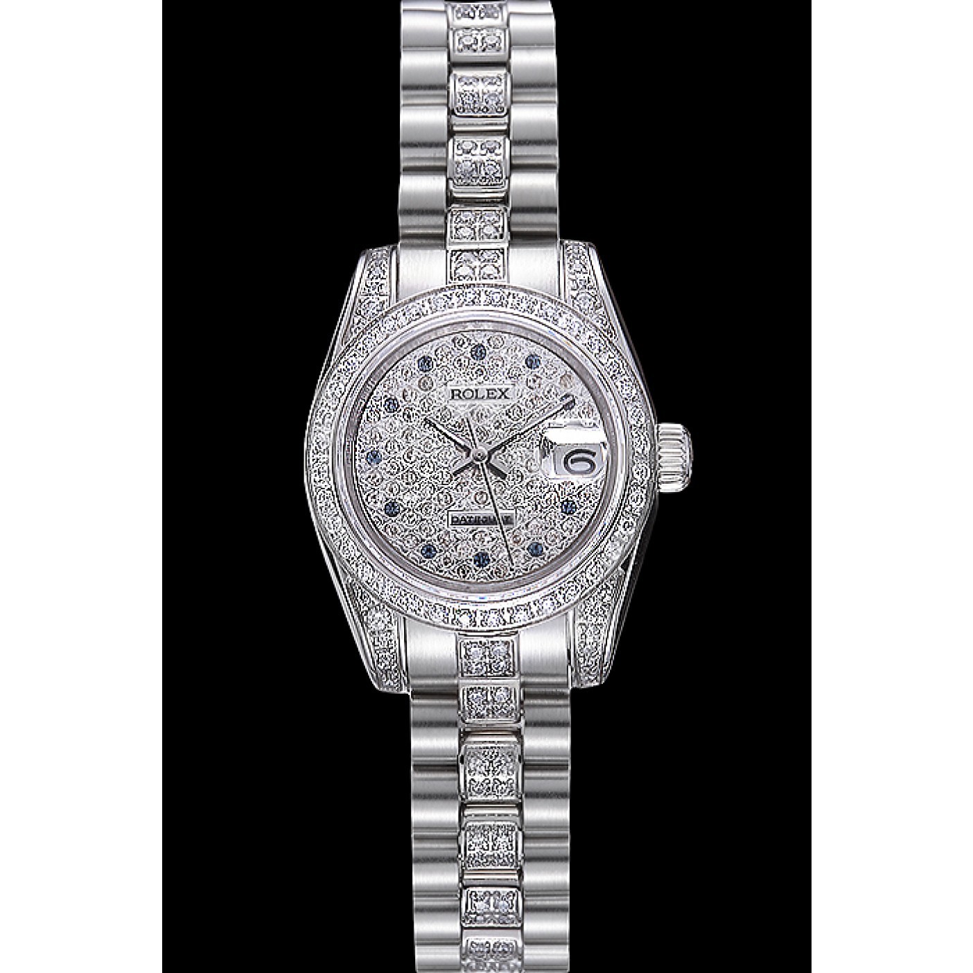 MiroTime Swiss Rolex DateJust Diamond Dial Stainless Steel 622021