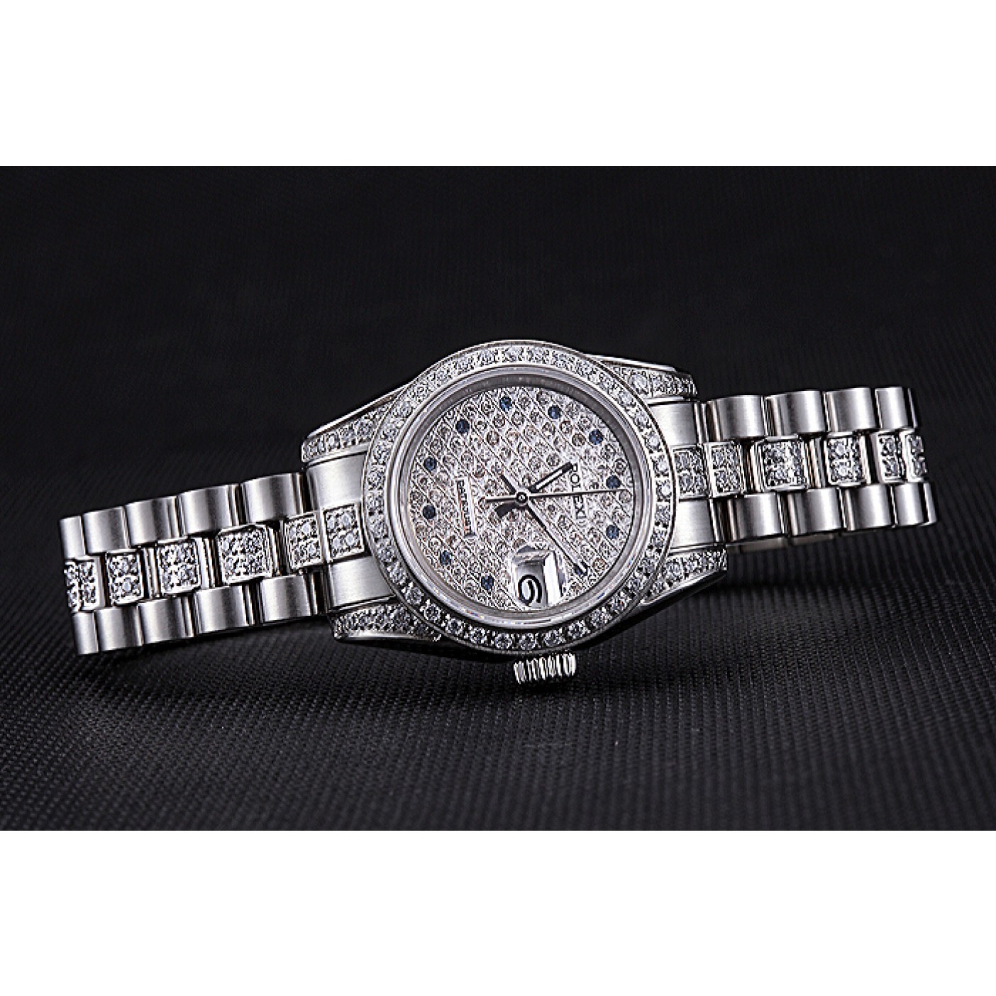 MiroTime Swiss Rolex DateJust Diamond Dial Stainless Steel 622021