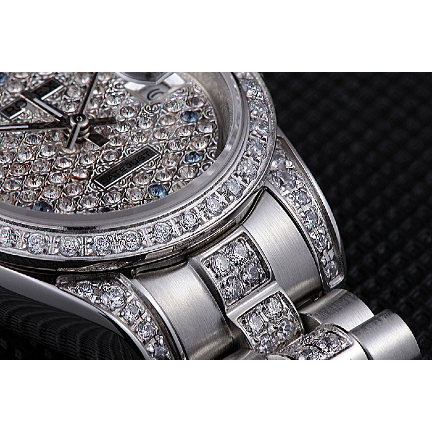 MiroTime Swiss Rolex DateJust Diamond Dial Stainless Steel 622021