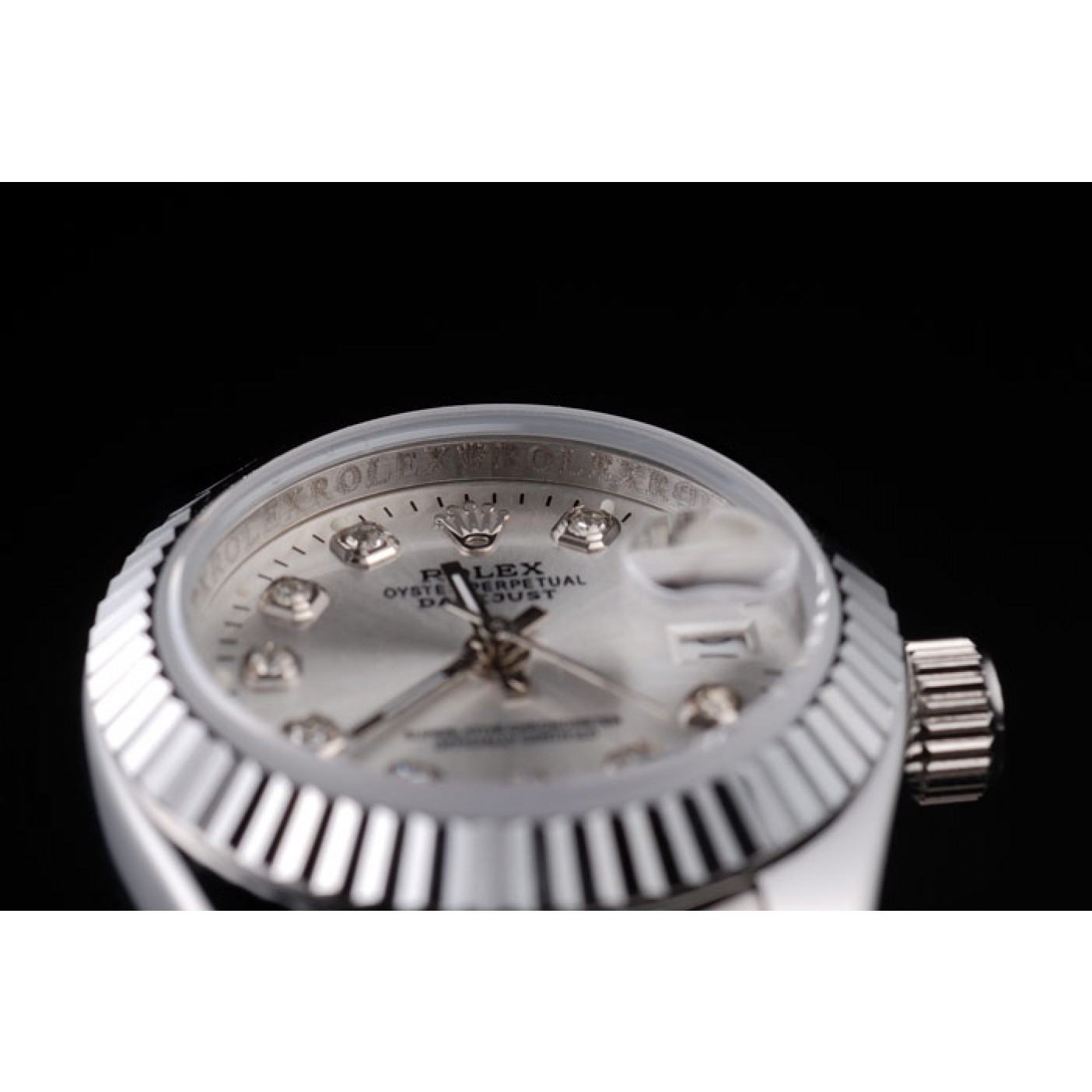 MiroTime Rolex Datejust Polished Stainless Steel Silver Dial