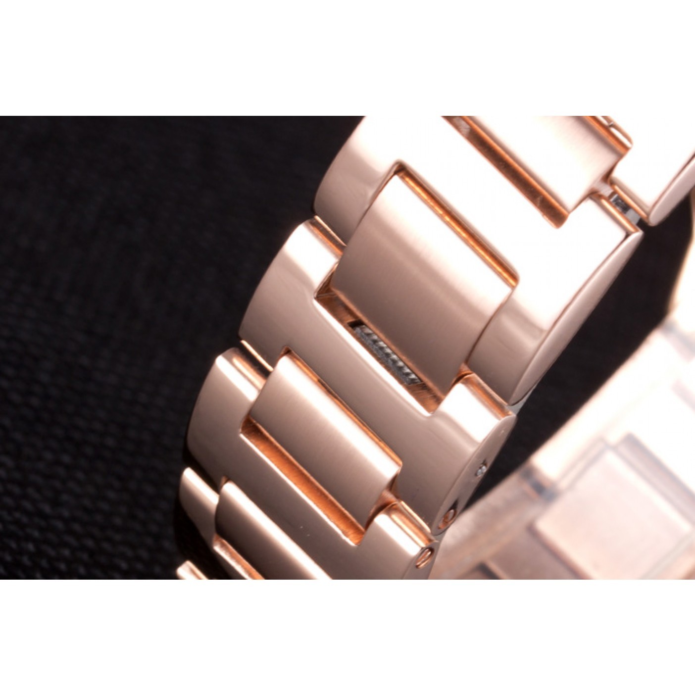 MiroTime Cartier Ballon Bleu 42mm White Dial Diamonds Pink Gold Case And Bracelet