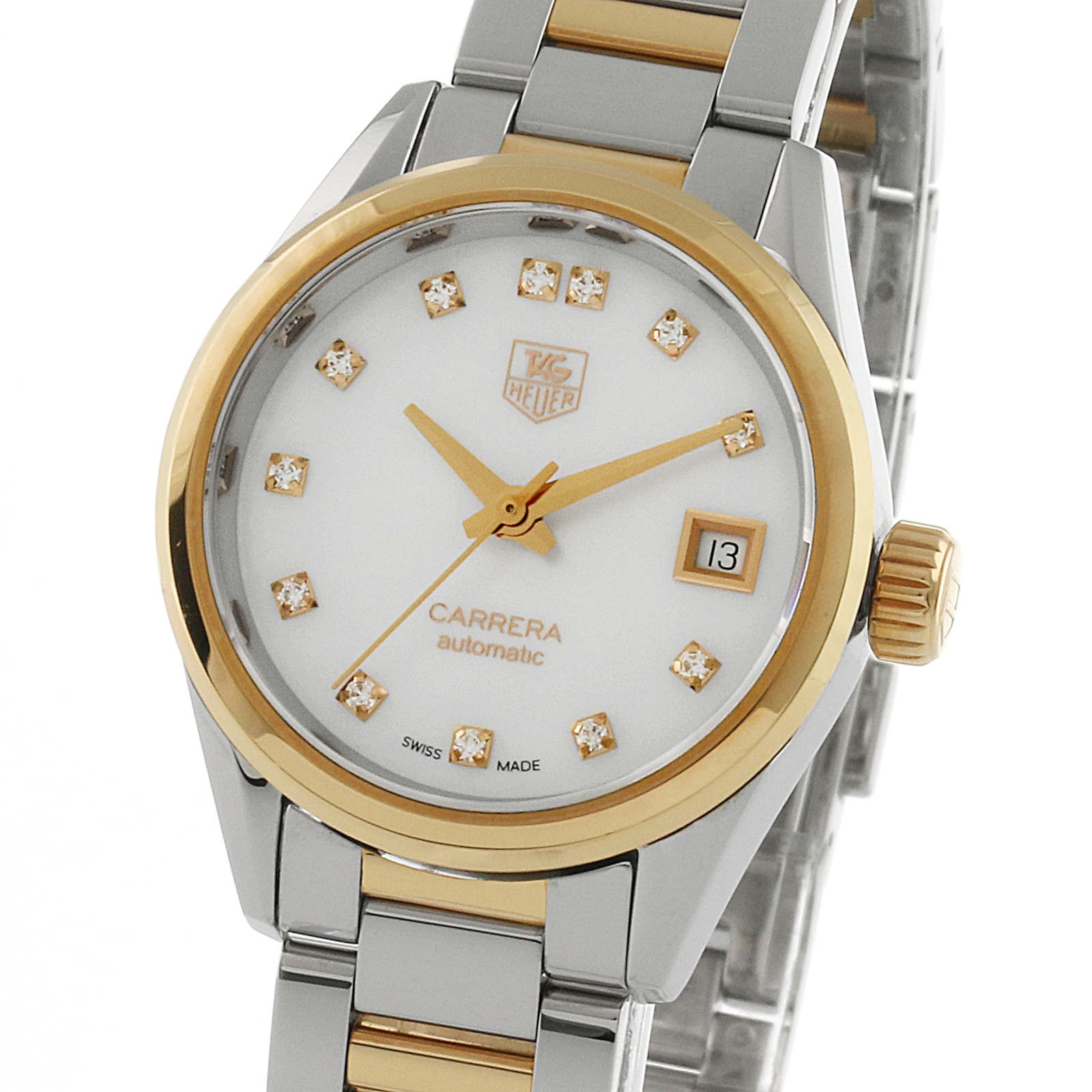 MiroTime Swiss TAG Heuer Carrera Calibre 9 28mm Ladies Watch WAR2452.BD0777