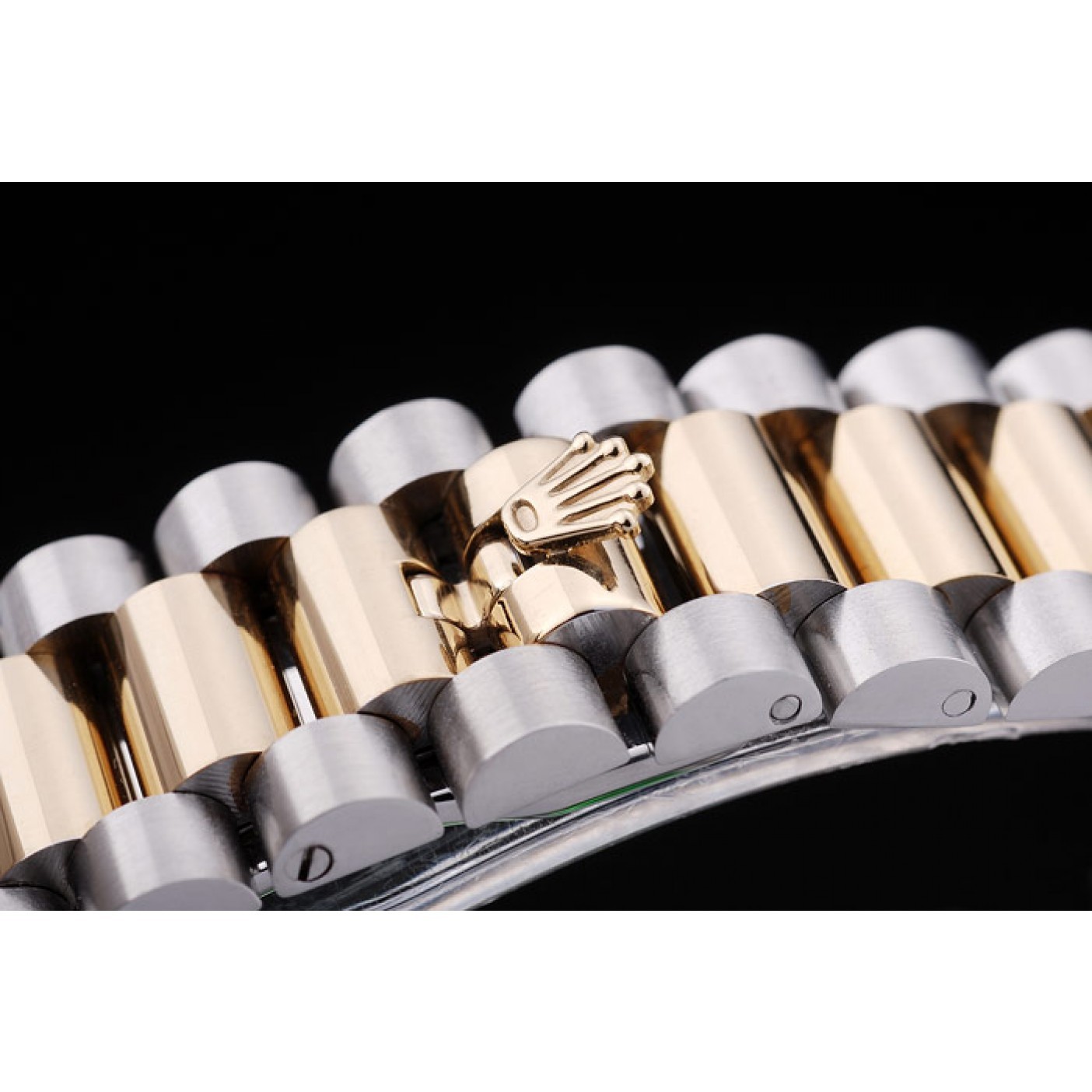 MiroTime Rolex Datejust Grey Dial Gold Ribbed Bezel 7479