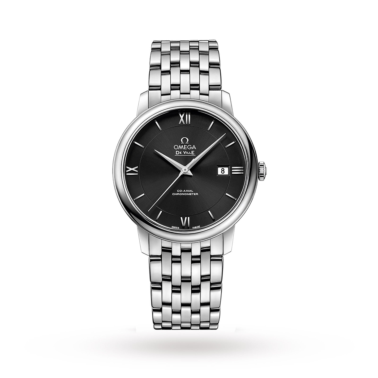 MiroTime Swiss Omega De Ville Prestige Co-Axial 39.5mm Mens Watch O42410402001001