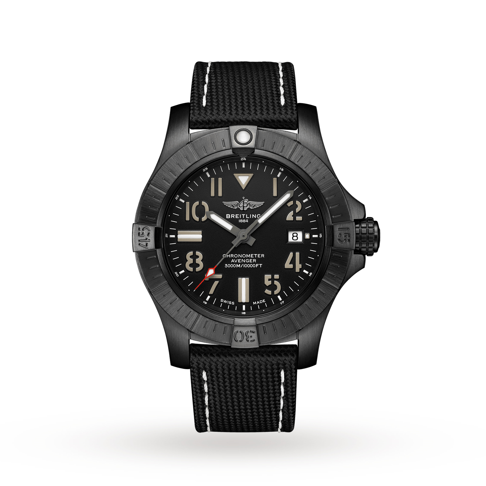 MiroTime Swiss Breitling Avenger Automatic 45 Seawolf Night Mission V17319101B1X2