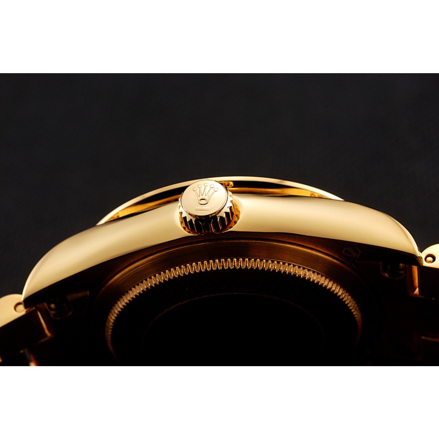 MiroTime Swiss Rolex Day-Date Diamond Pave Dial Gold Diamond Bracelet 1453956