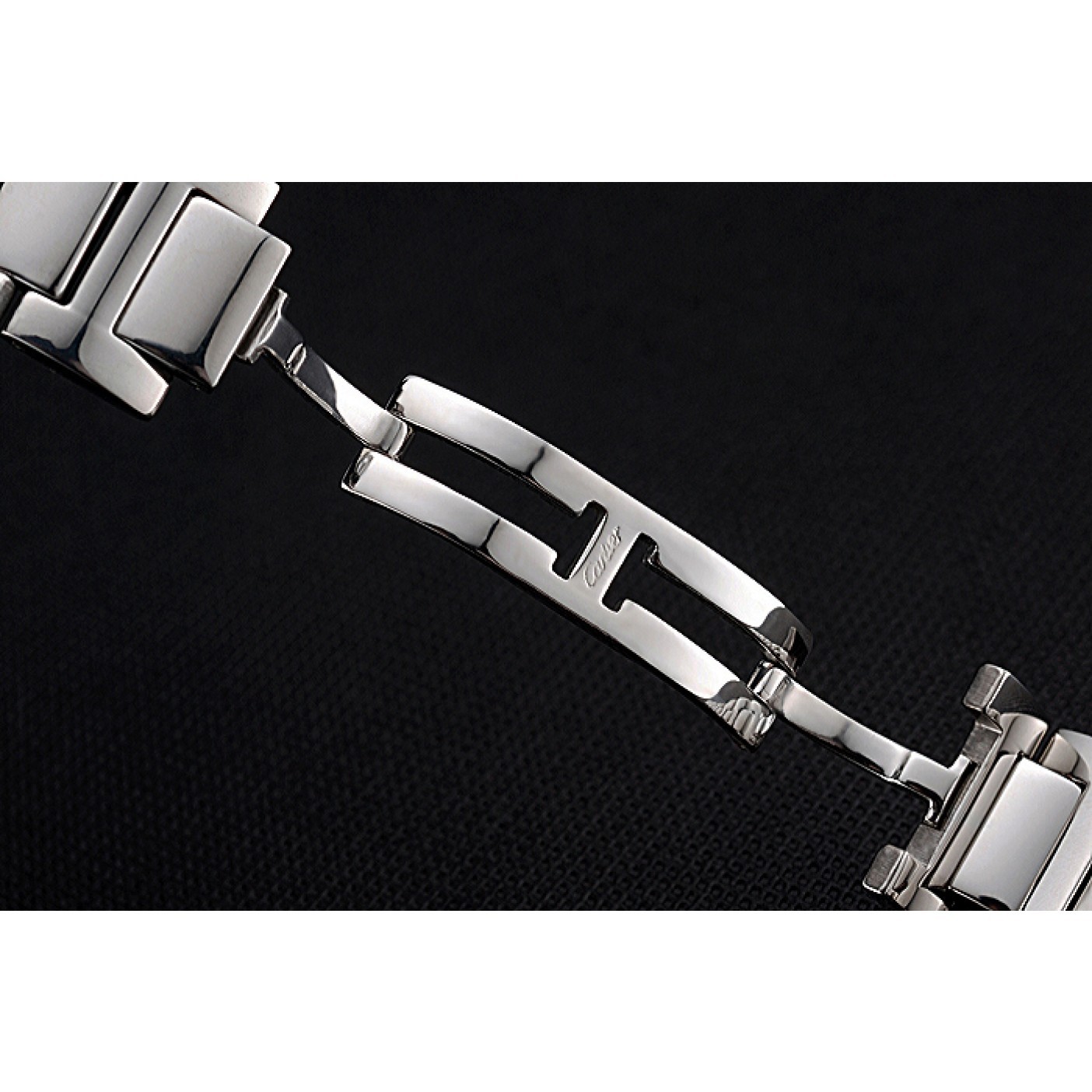MiroTime Cartier Brushed Stainless Steel Link Bracelet 622605