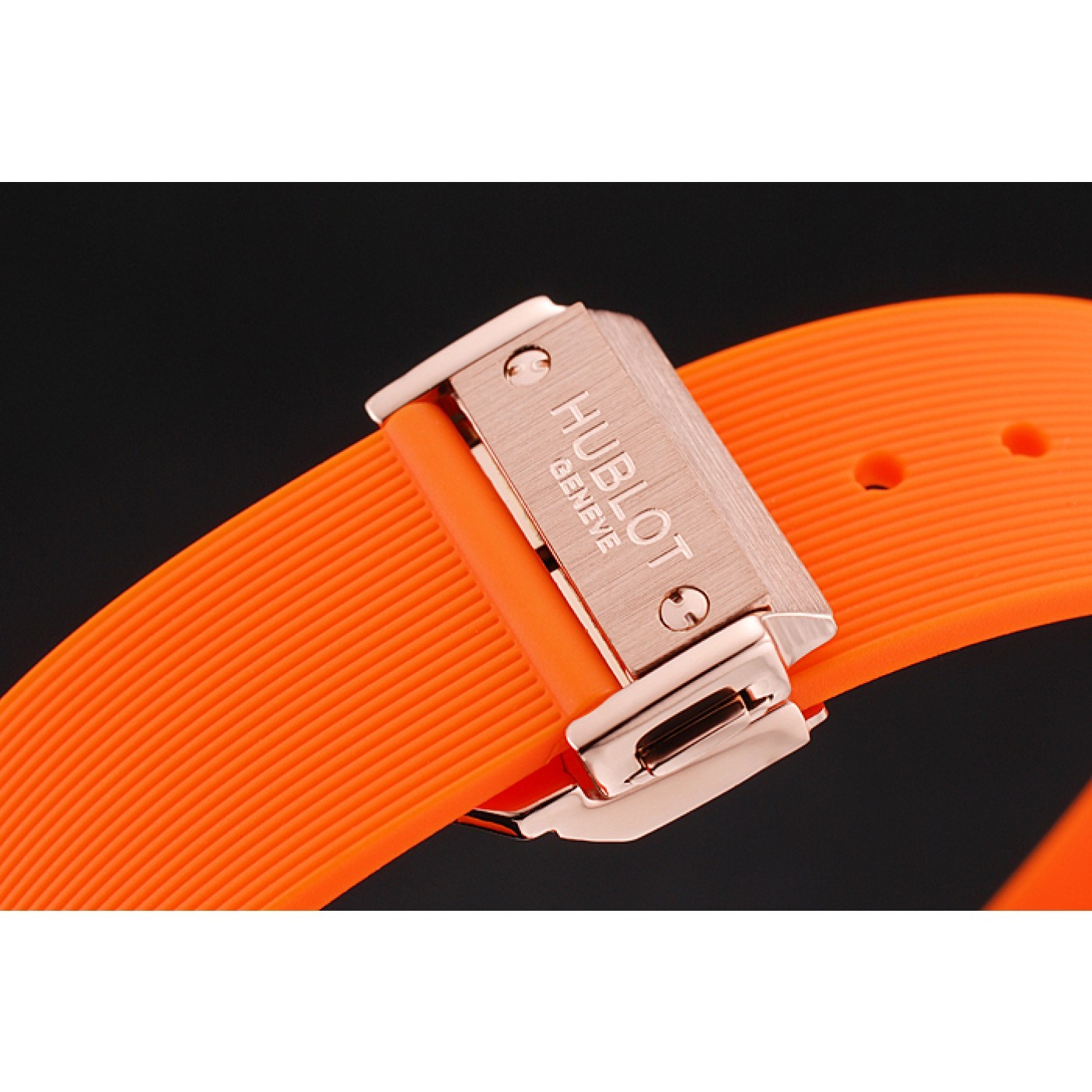 MiroTime Hublot Big Bang Tutti Frutti Orange Strap Gold Dial