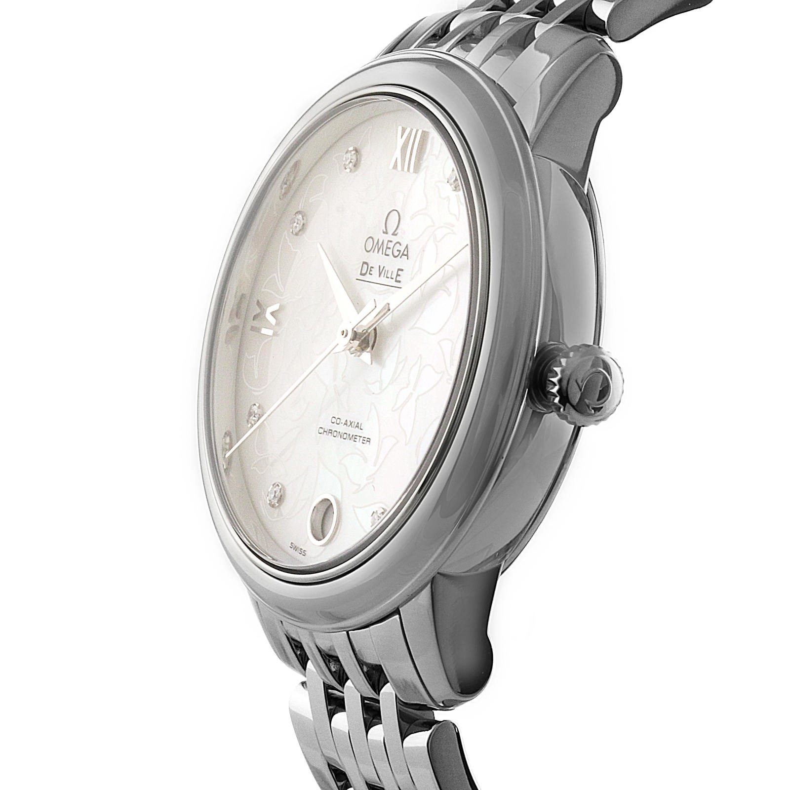 MiroTime Swiss Omega De Ville Prestige Co-Axial 32.7mm Ladies Watch O42410332055001