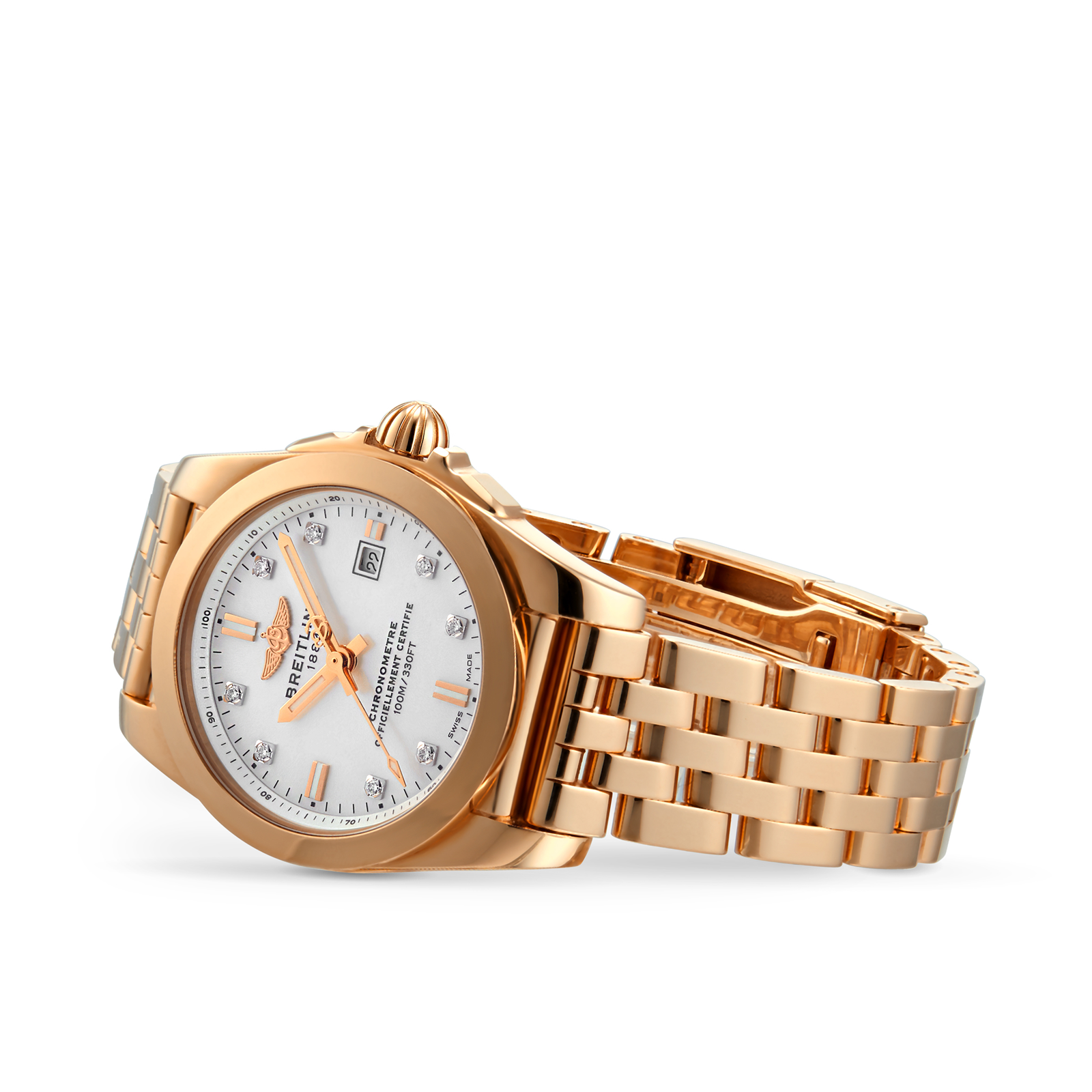 MiroTime Swiss Breitling Galactic Ladies Watch H7234812 A792 791H