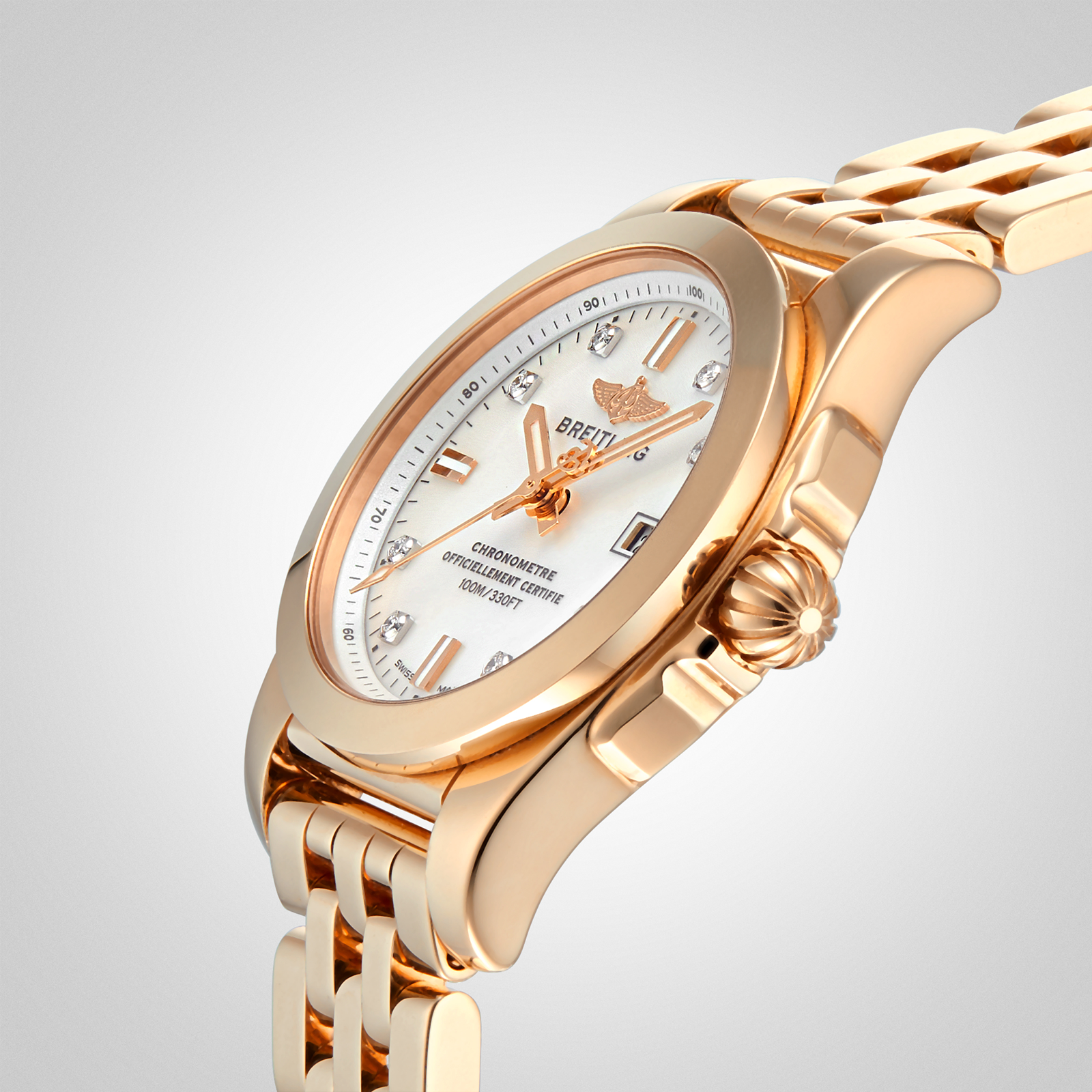 MiroTime Swiss Breitling Galactic Ladies Watch H7234812 A792 791H