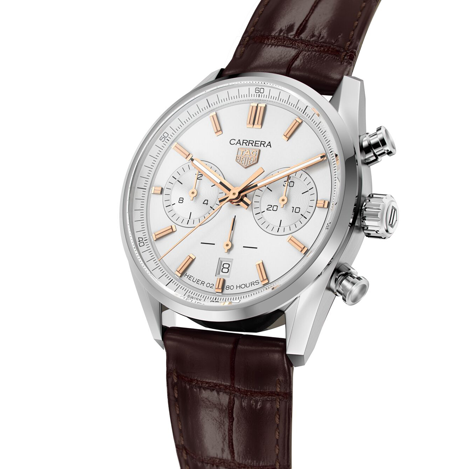 MiroTime Swiss TAG Heuer Carrera Chronograph 02 42mm Mens Watch CBN2013.FC6483