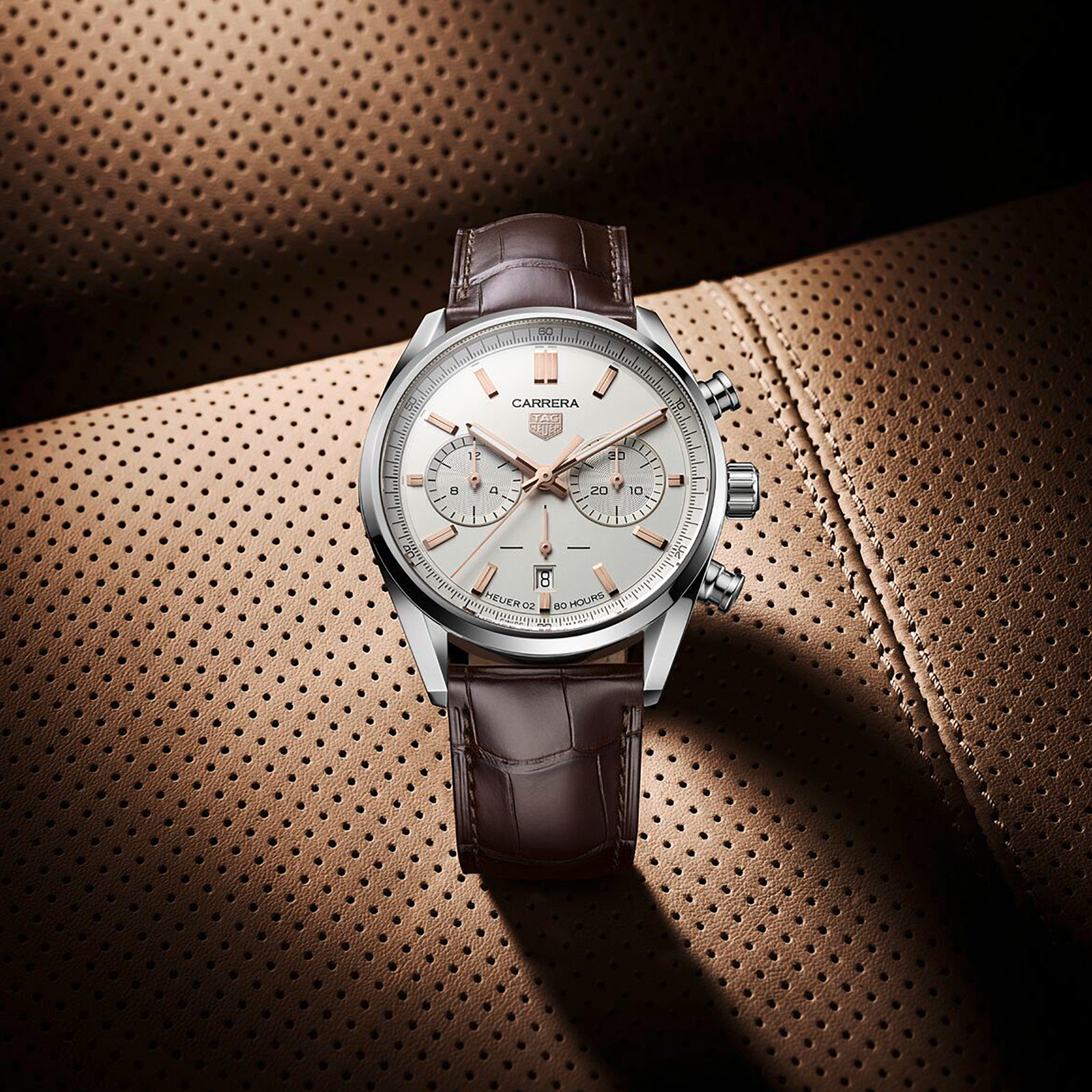 MiroTime Swiss TAG Heuer Carrera Chronograph 02 42mm Mens Watch CBN2013.FC6483