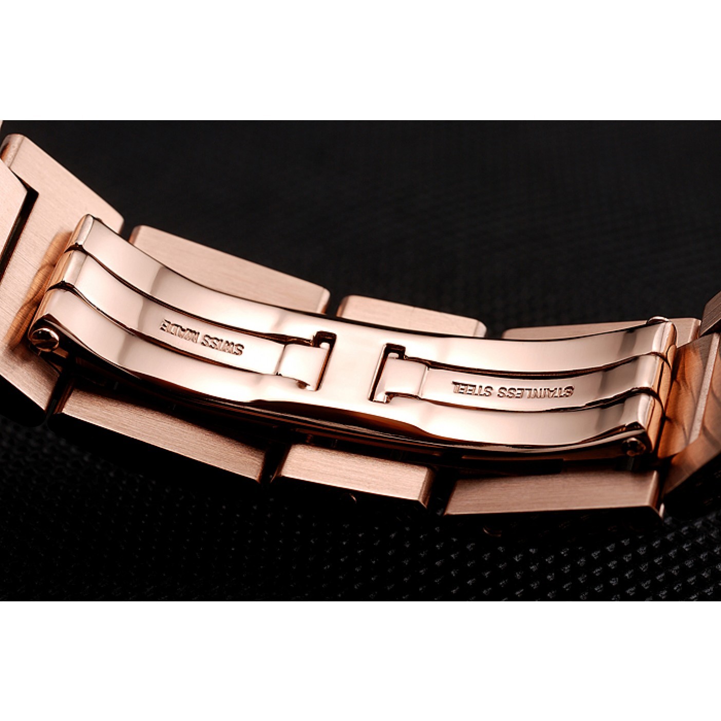 MiroTime Swiss Cartier Ballon Bleu 40 MM Diamond Dial Rose Gold Bracelet 1453883