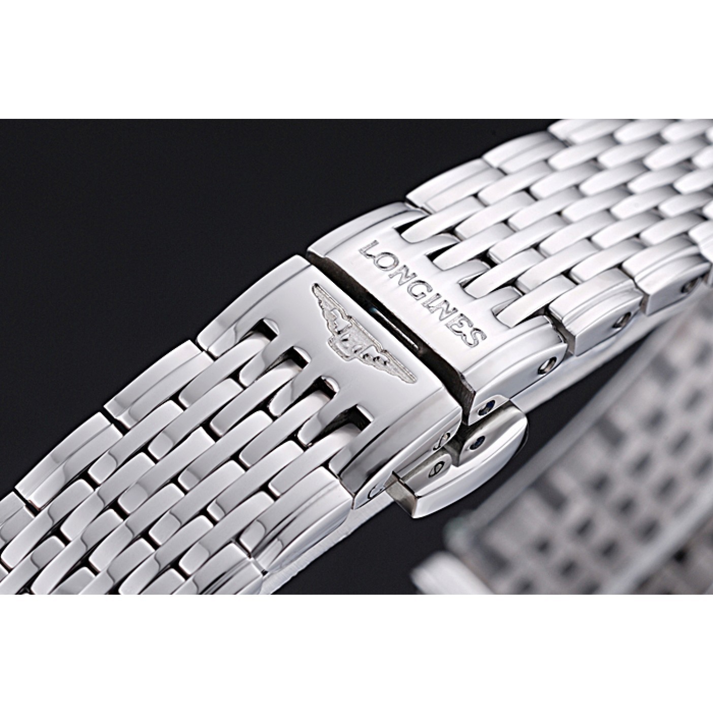 MiroTime Longines La Grande Classique Stainless Steel Black Dial Diamond Markers Femme 622112
