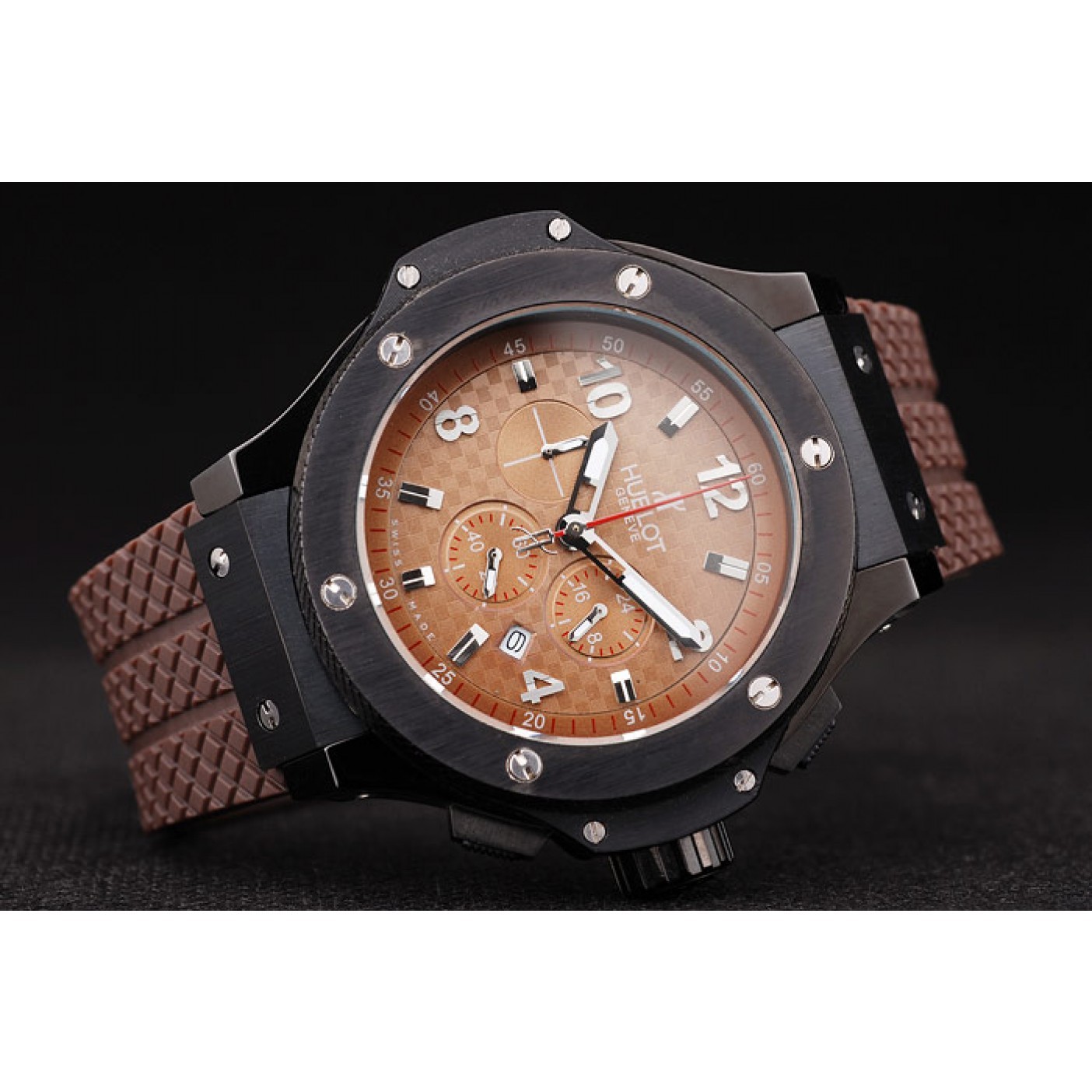 MiroTime Hublot Big Bang King Cappuccino Black Dial Watch