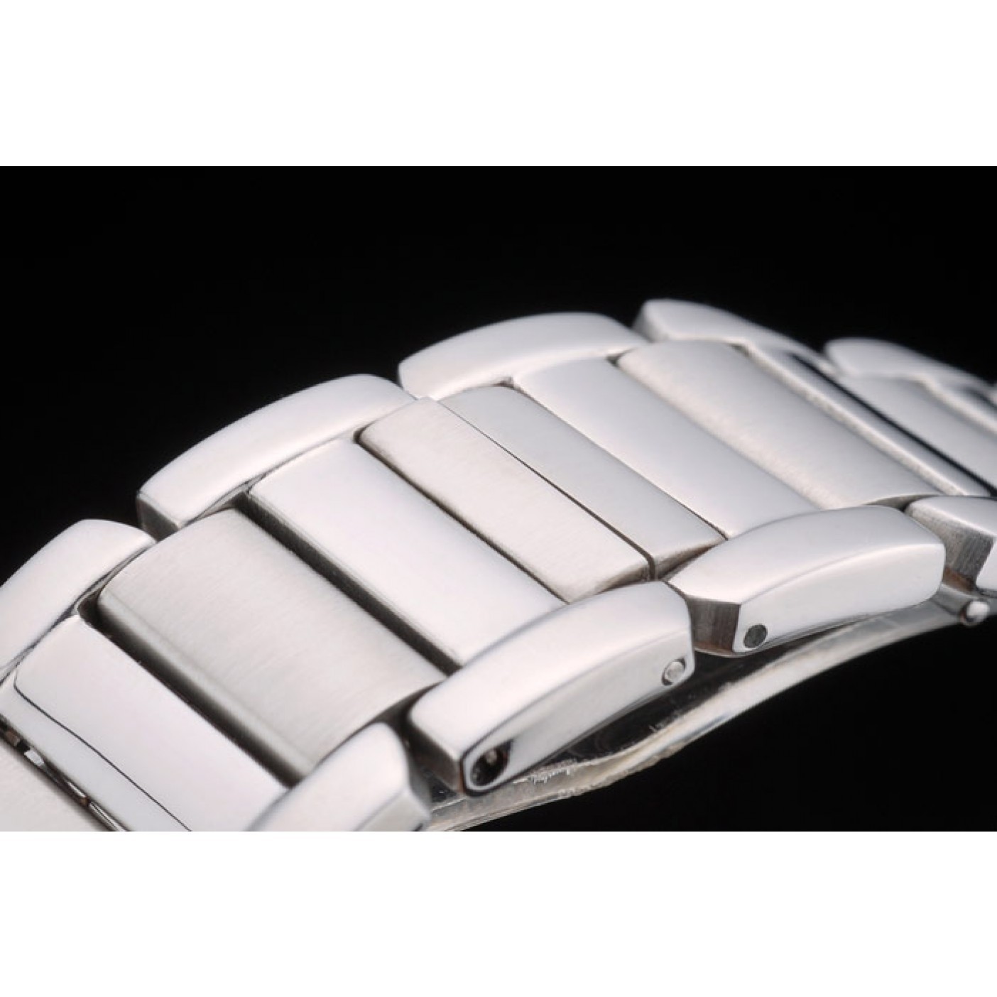 MiroTime Cartier Tank Anglaise 30mm White Dial Stainless Steel Case Two Tone Bracelet