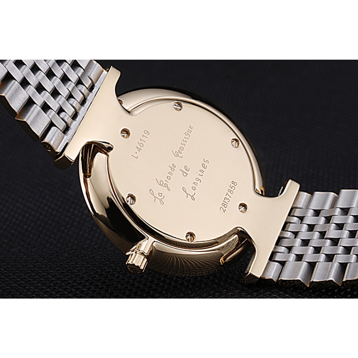 MiroTime Longines La Grande Classique Two Tone Band White Dial Diamond Bezel Homme 622103
