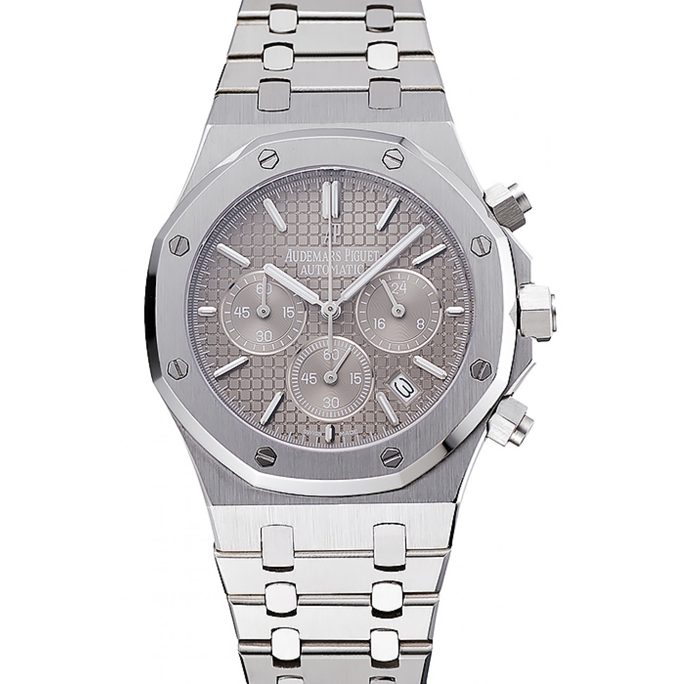 MiroTime Audemars Piguet Royal Oak Chronograph Grey Dial Stainless Steel Bracelet 1454027