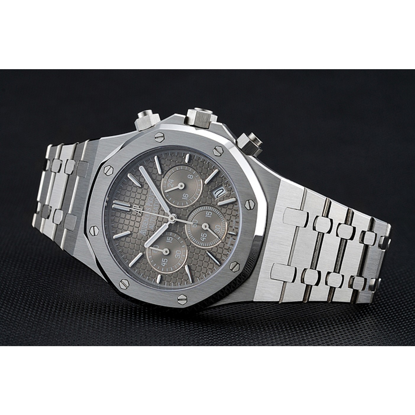 MiroTime Audemars Piguet Royal Oak Chronograph Grey Dial Stainless Steel Bracelet 1454027