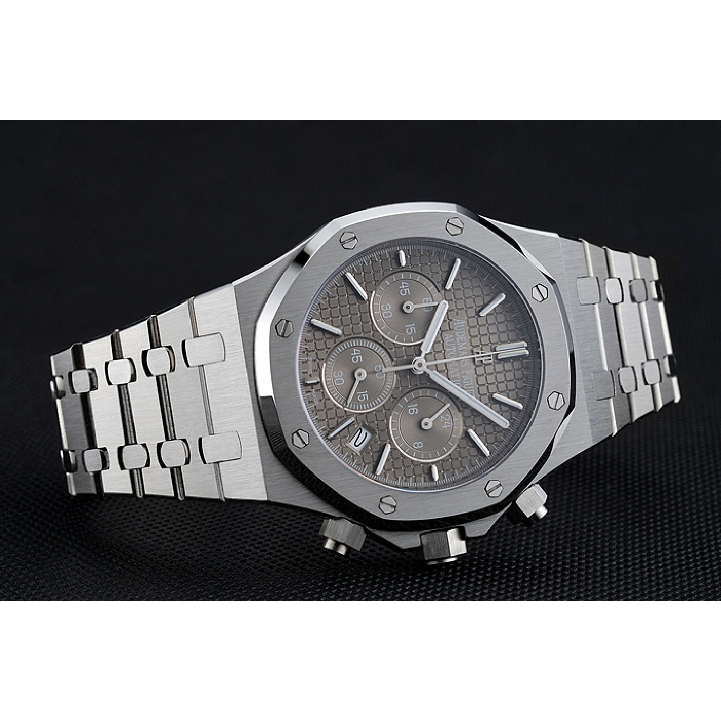 MiroTime Audemars Piguet Royal Oak Chronograph Grey Dial Stainless Steel Bracelet 1454027