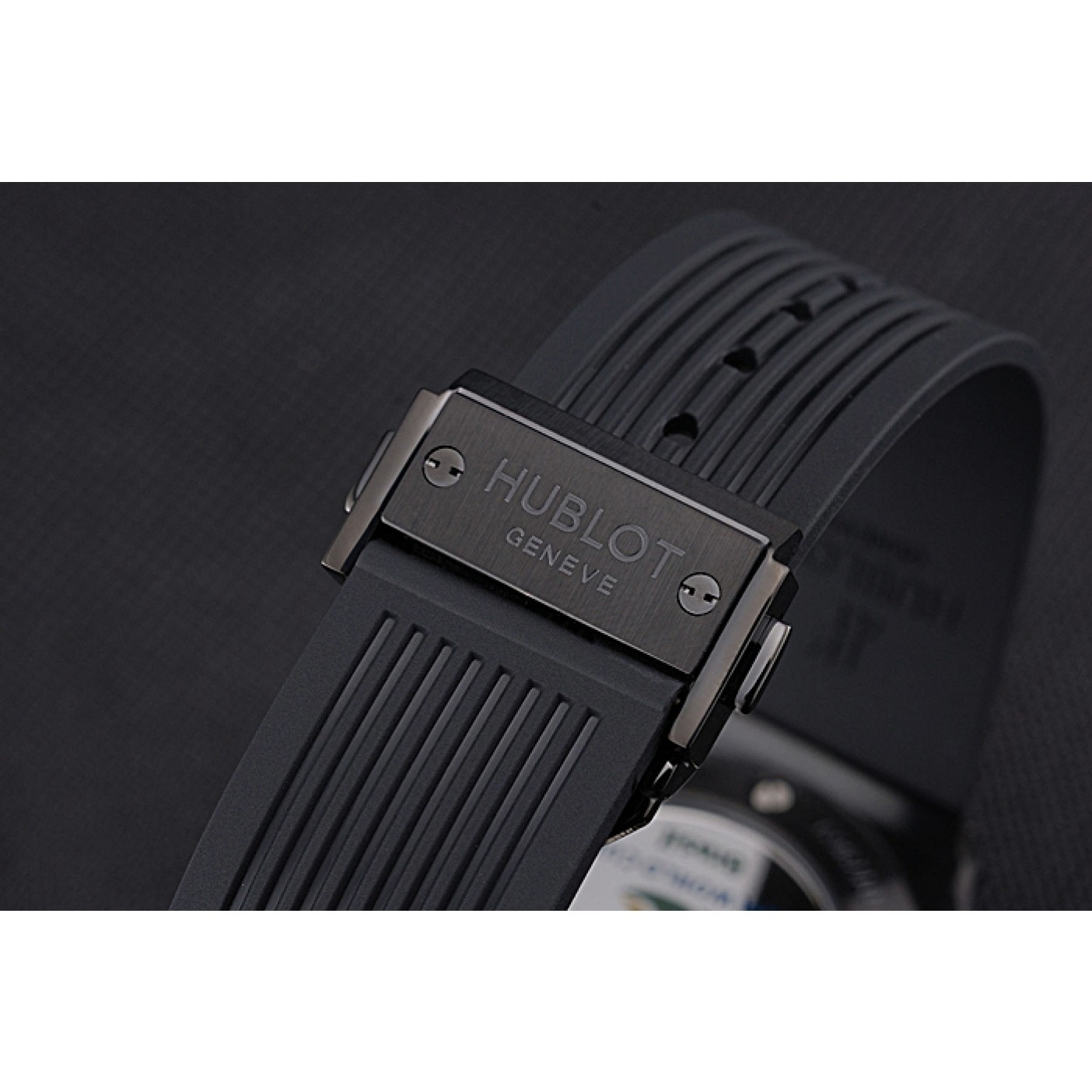MiroTime Hublot Big Bang Unico Bi-Retrograde Chrono King Black Steel Case Black Rubber Strap 622771