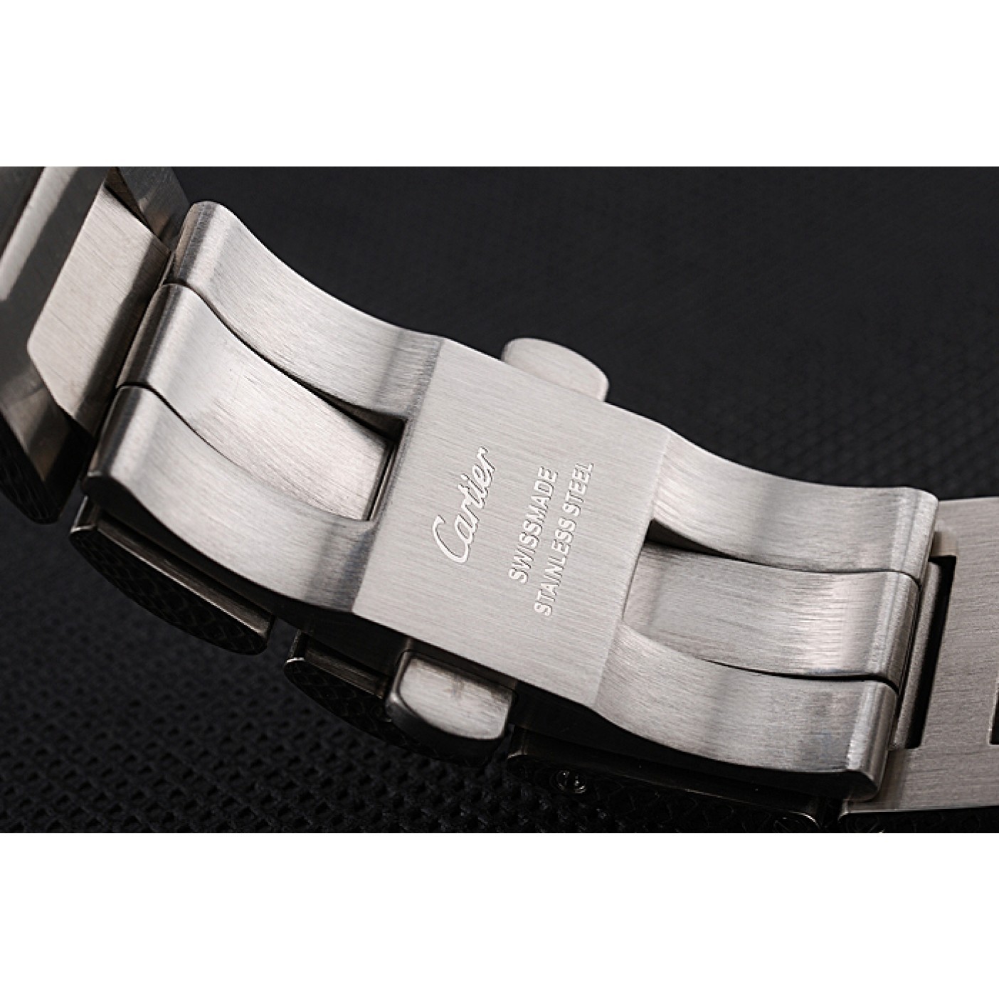 MiroTime Swiss Ballon Blue De Cartier Steel Case White Dial Roman Numerals Two Tone Bracelet 622646