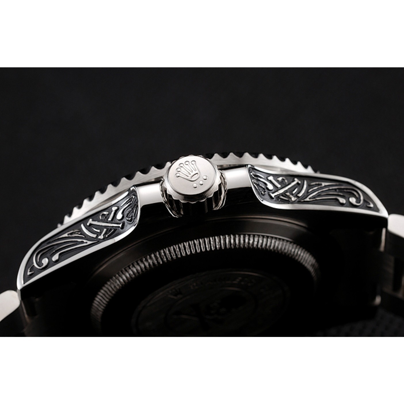 MiroTime Rolex Submariner Skull Limited Edition Green Dial Vintage Case And Bracelet 1454079