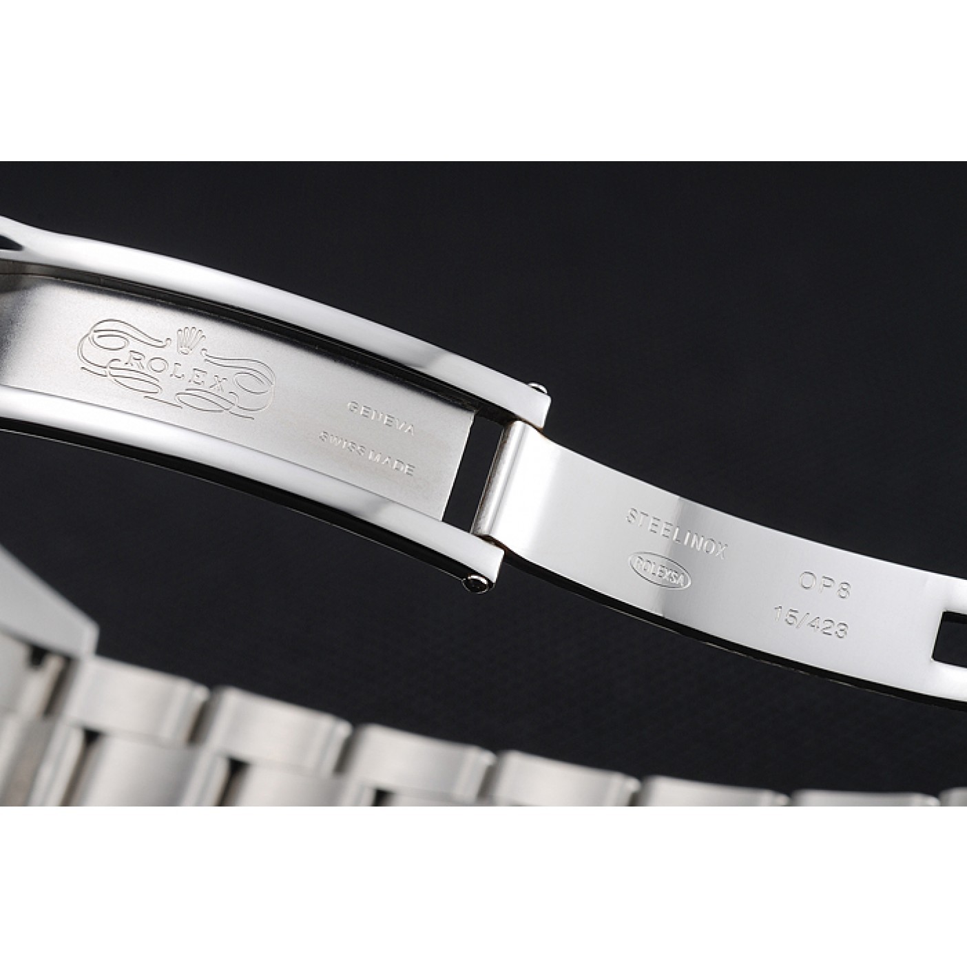 MiroTime Rolex Sky Dweller Stainless Steel Bracelet Black Dial Watch