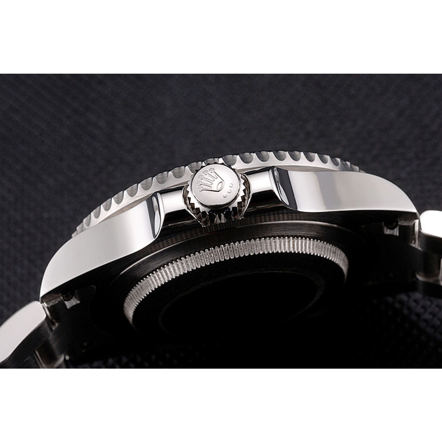 MiroTime Swiss Rolex Submariner No Date Black Dial And Bezel Stainless Steel Case And Bracelet